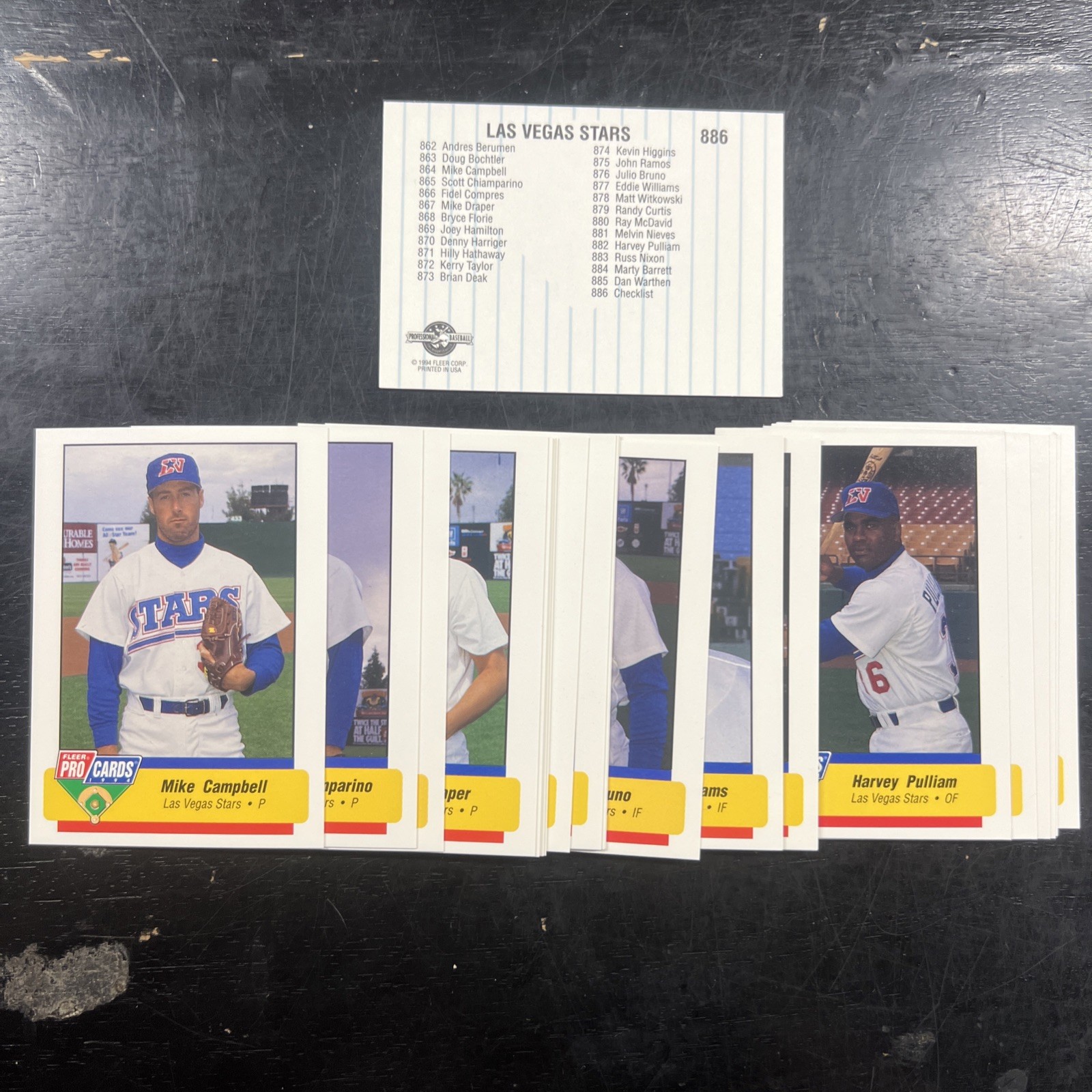 1994 FLEER PROCARDS LAS VEGAS STARS MLB TEAM SET (SAN DIEGO PADRES AFFILIATE)