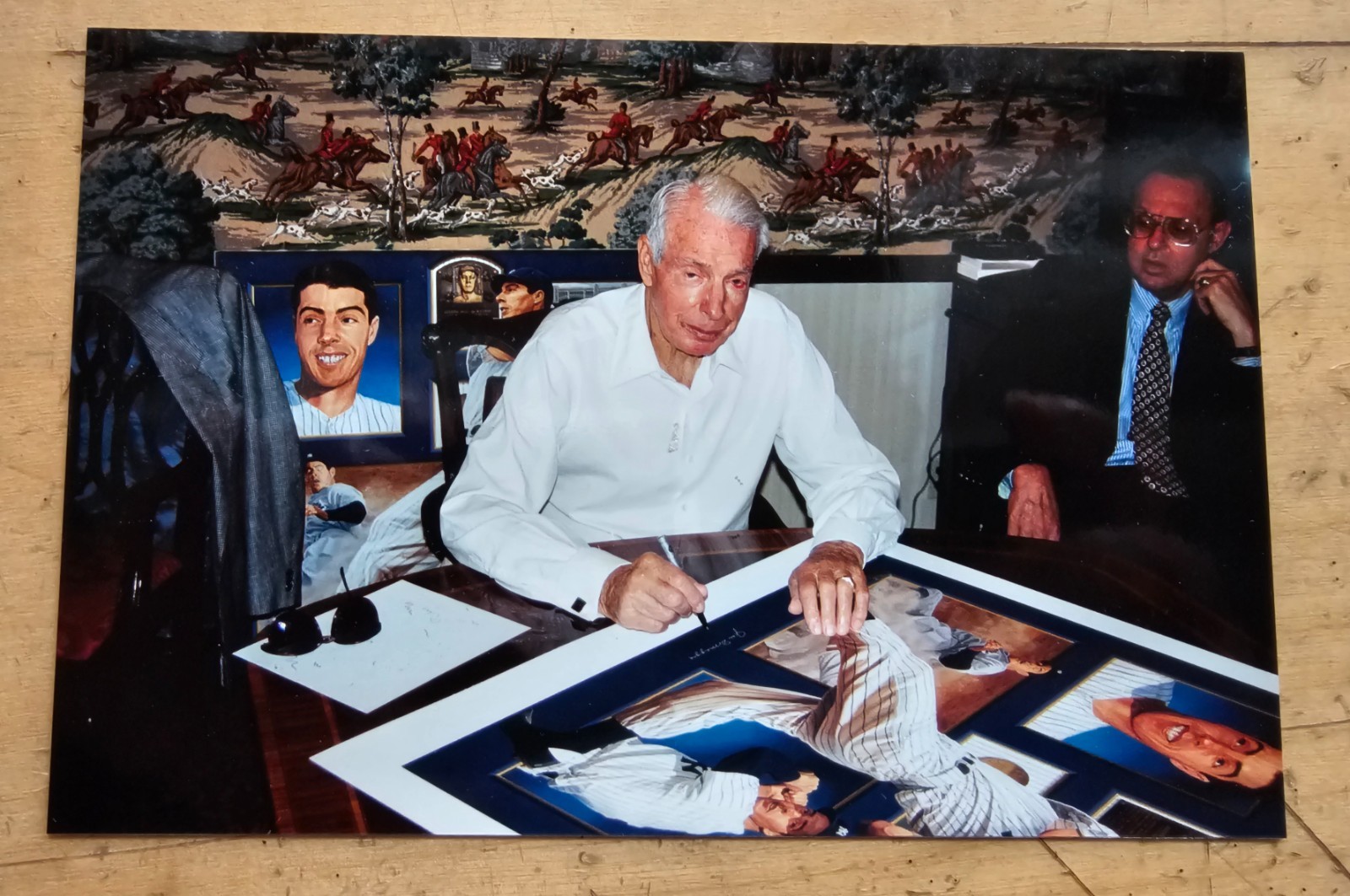 Joe DiMaggio Autographed 30″ x 40″ Large Giclee by Danny Day