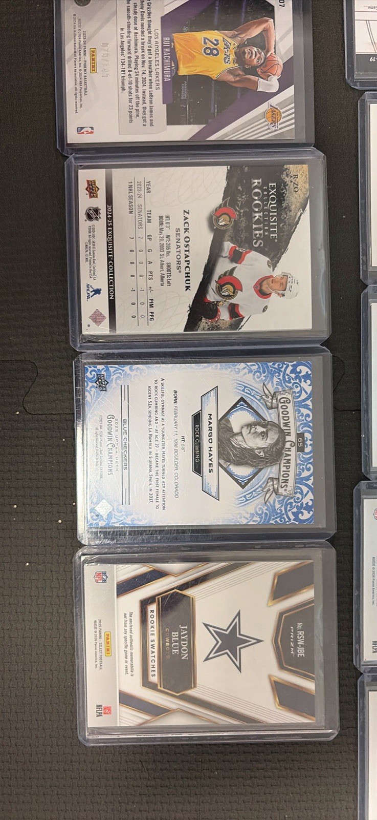 Small Low End Multi Sports Card Lot Rookies Parallels Numbered Etc