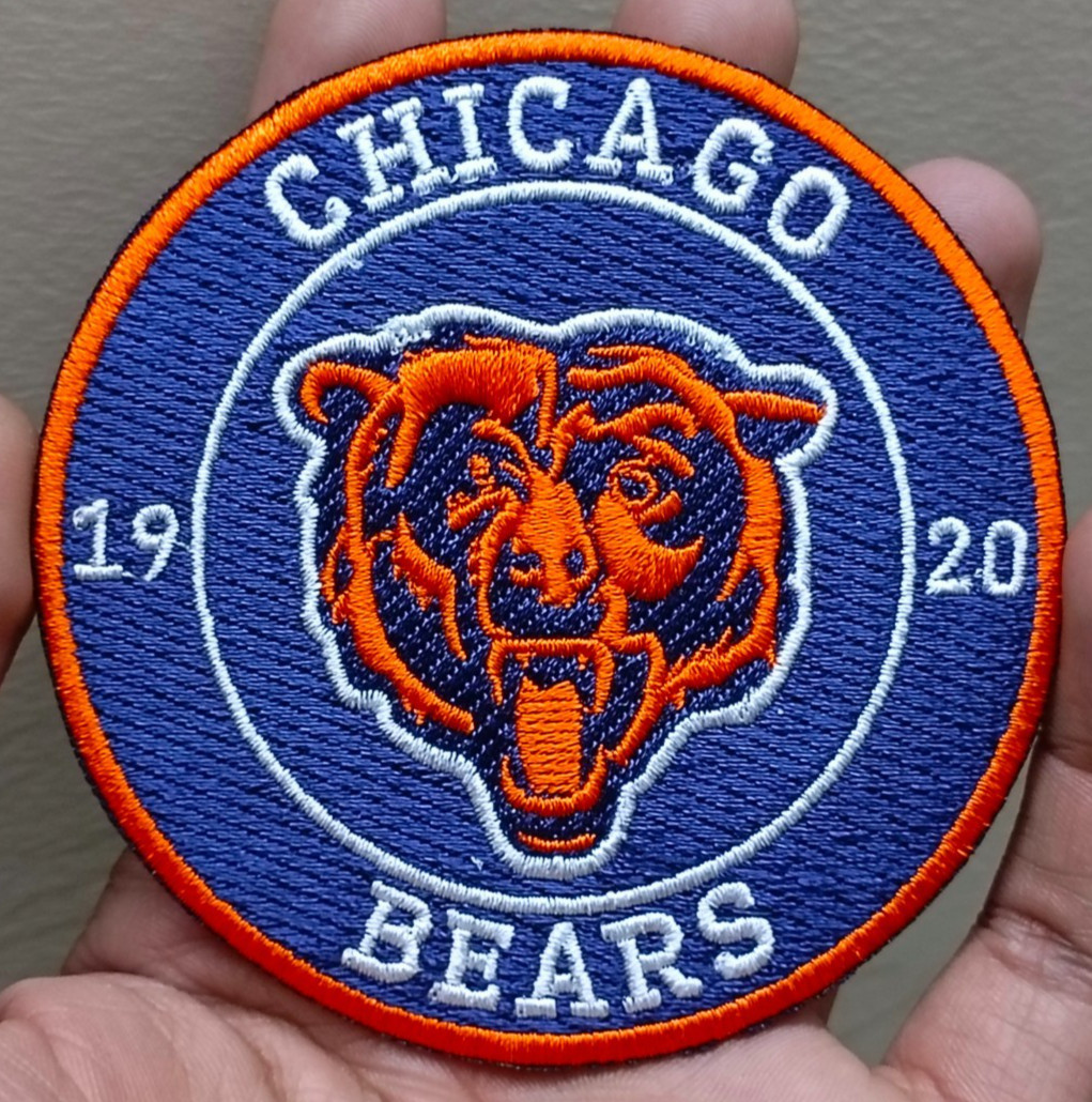 Chicago Bears NFL Team Logo Iron On Patch – Sew Patch – Embroidered Patch