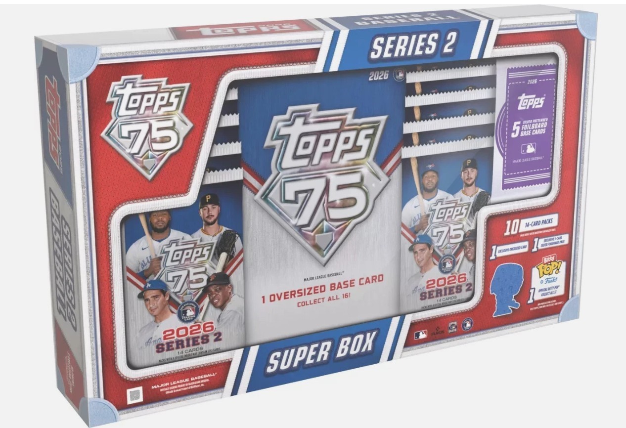 2026 TOPPS SERIES 2 Baseball SUPER BOX Superbox (140 cards) FREE SHIPPING