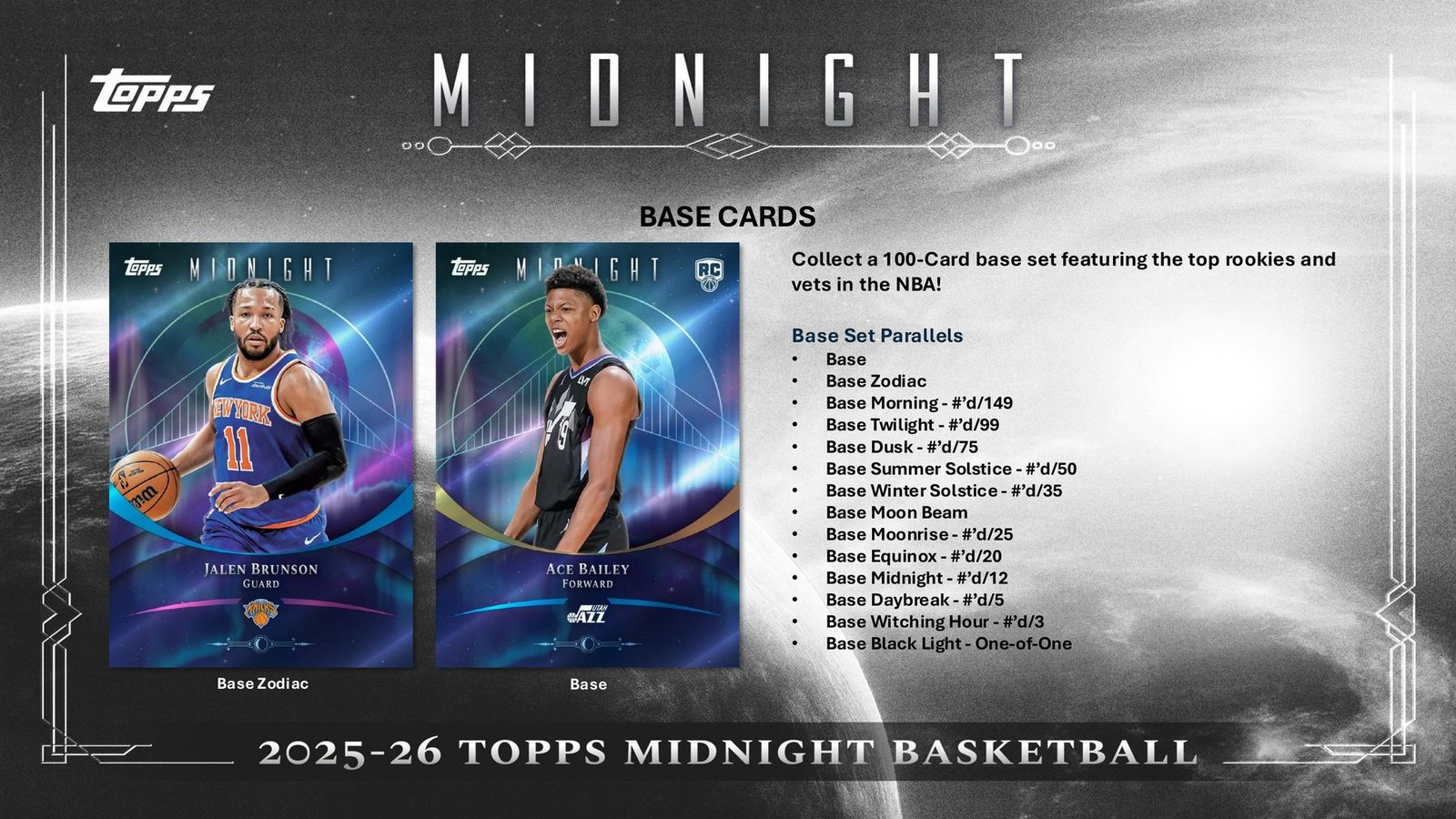 2025/26 TOPPS MIDNIGHT BASKETBALL HOBBY BOX