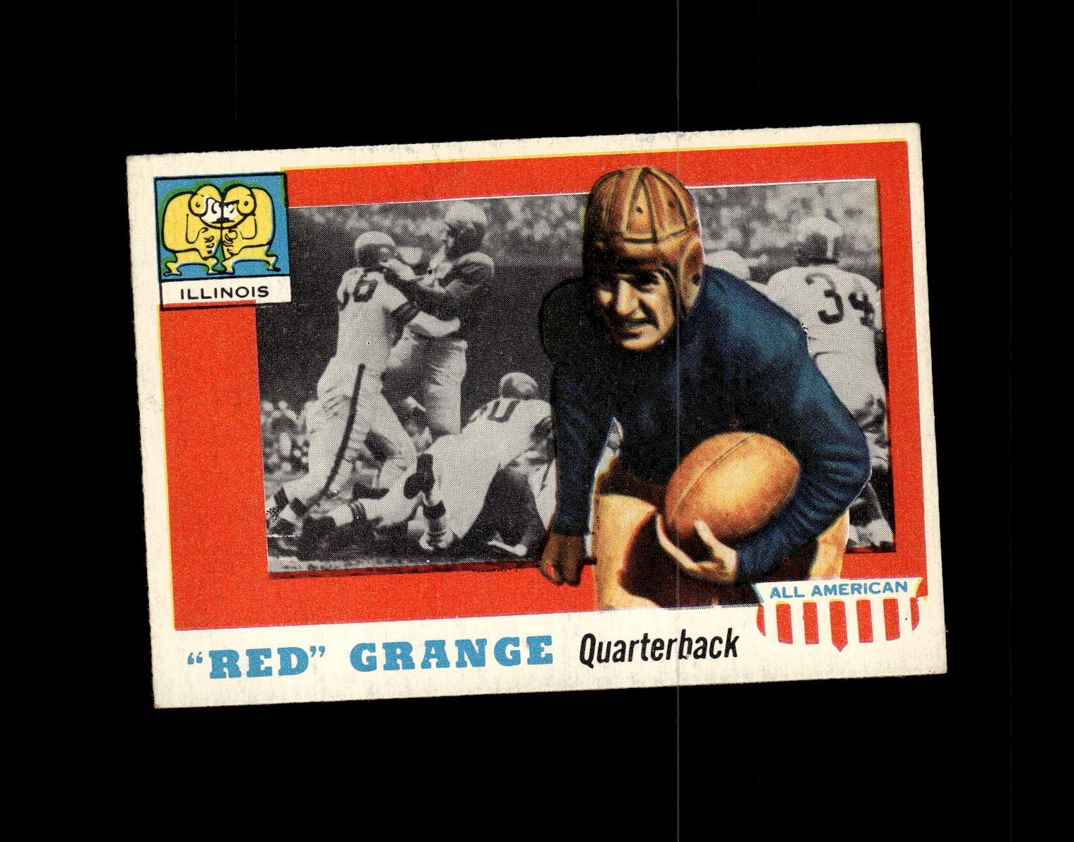 1955 TOPPS ALL AMERICAN FOOTBALL SET BREAK & DUPLICATES, MIXED GRADE VG-EXMINT