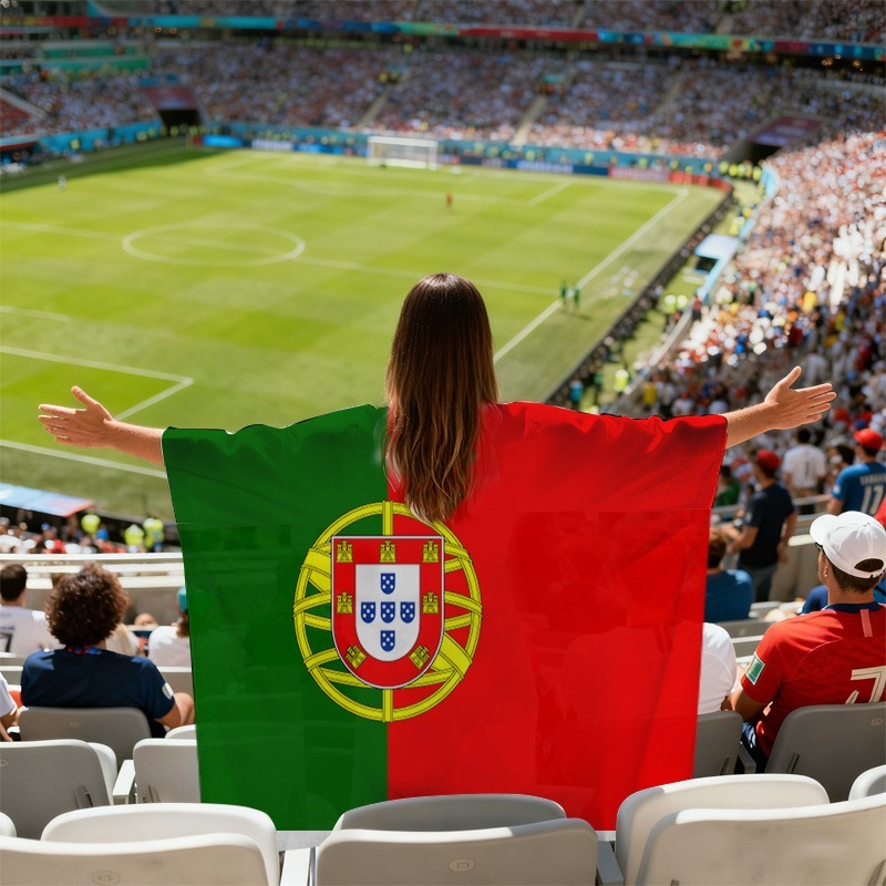 2026 FIFA World Cup fLAG Fan Cloak Flag Fans of Various Countries Cheering Team