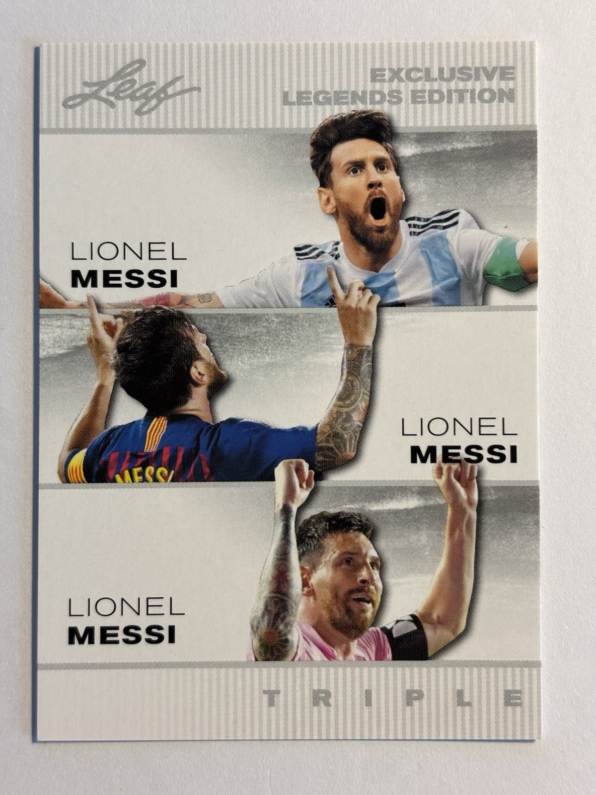 Messi *Pele*Ronaldo Yamal 2024 “Special Release” Triples Lot (10) Soccer Cards