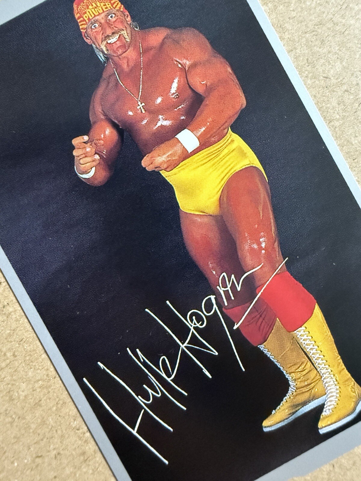 Hulk Hogan Phone Card 86x54mm Hulkamania WCW NWA WWF WWE TNA NJPW AJPW
