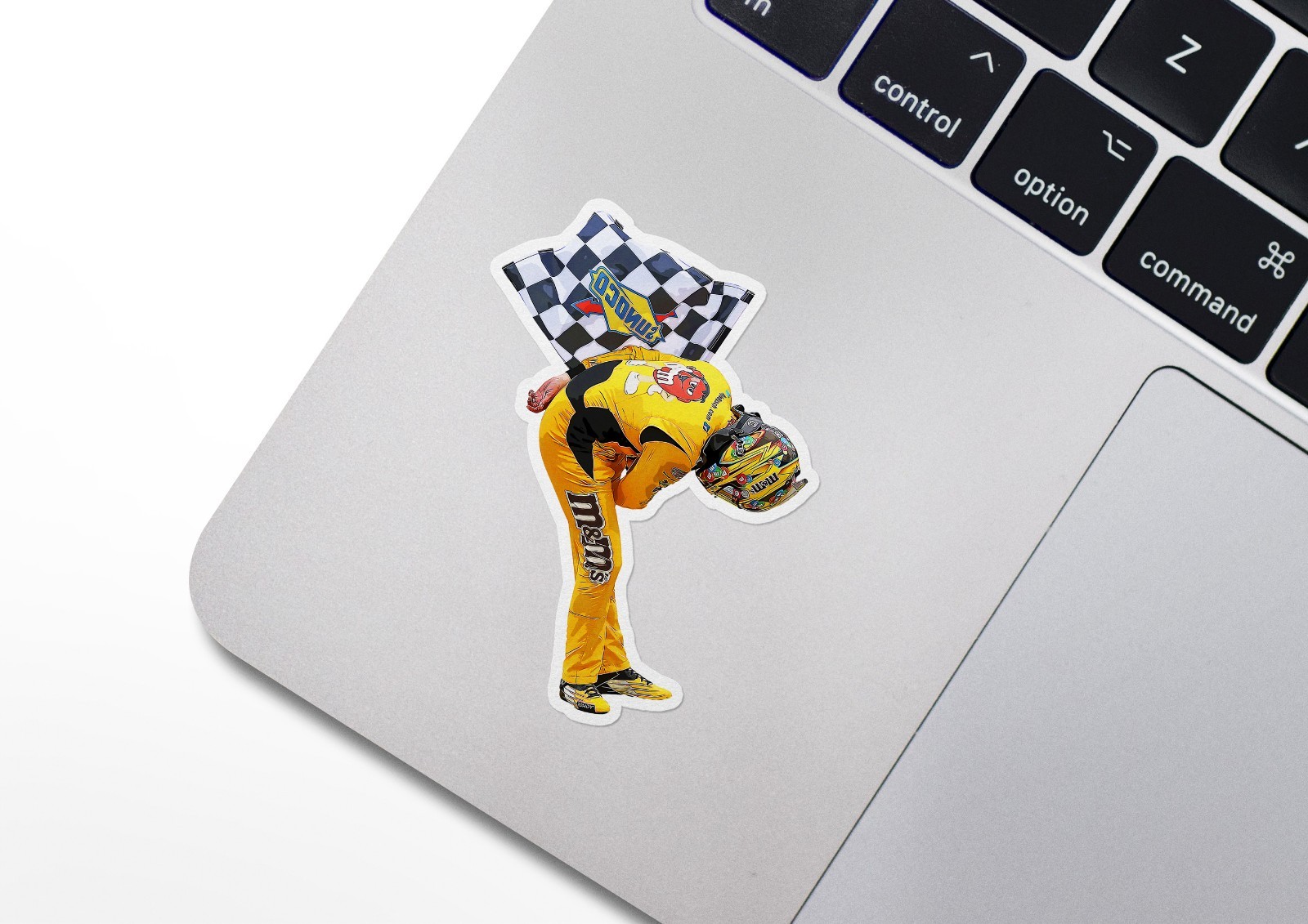 Kyle Busch Rowdy M&M NASCAR Racing Sticker Waterproof Decal–Glossy Vinyl