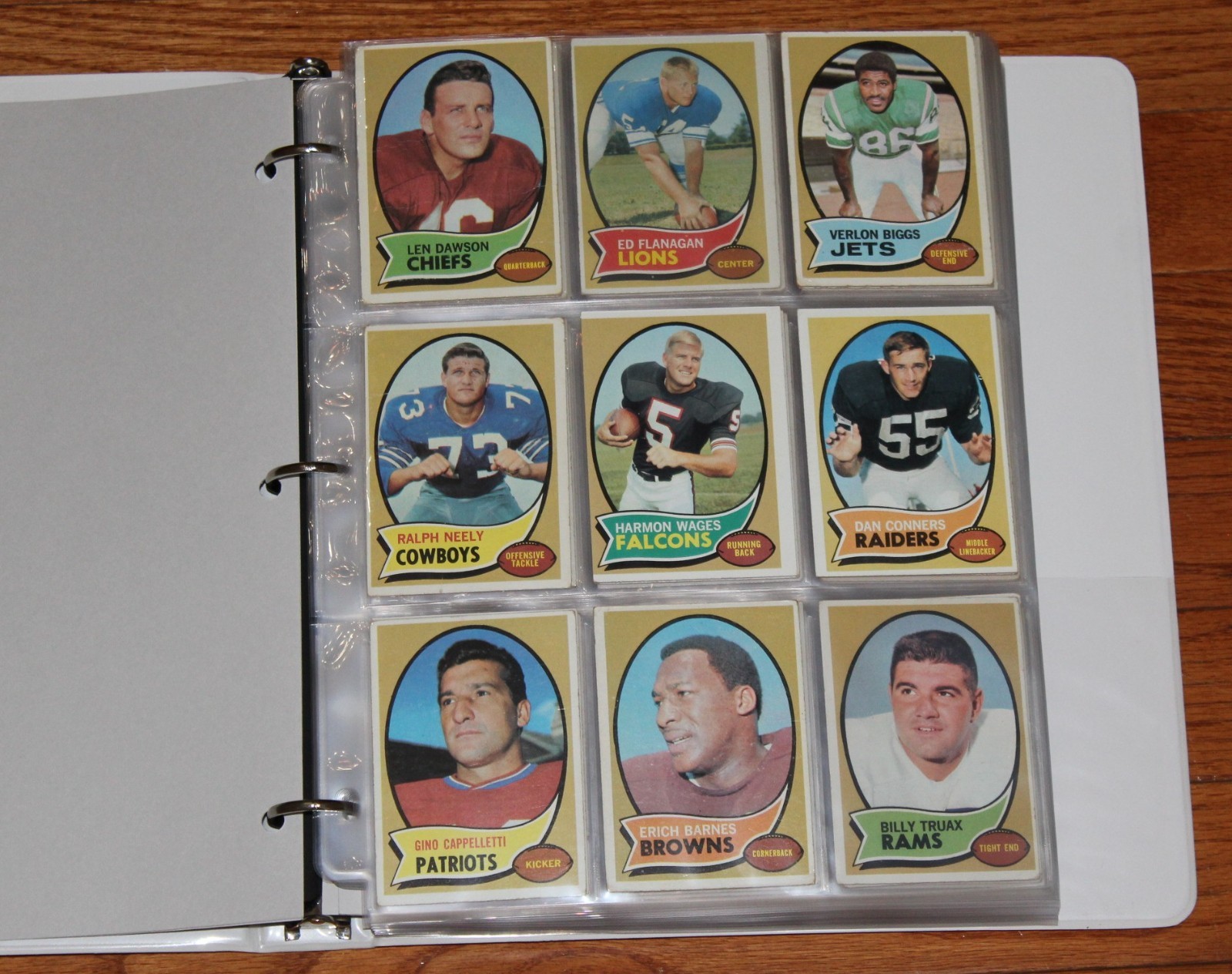1970 Topps Football Card Partial Set Cards 1-263 160/263 LOADED WITH THE STARS