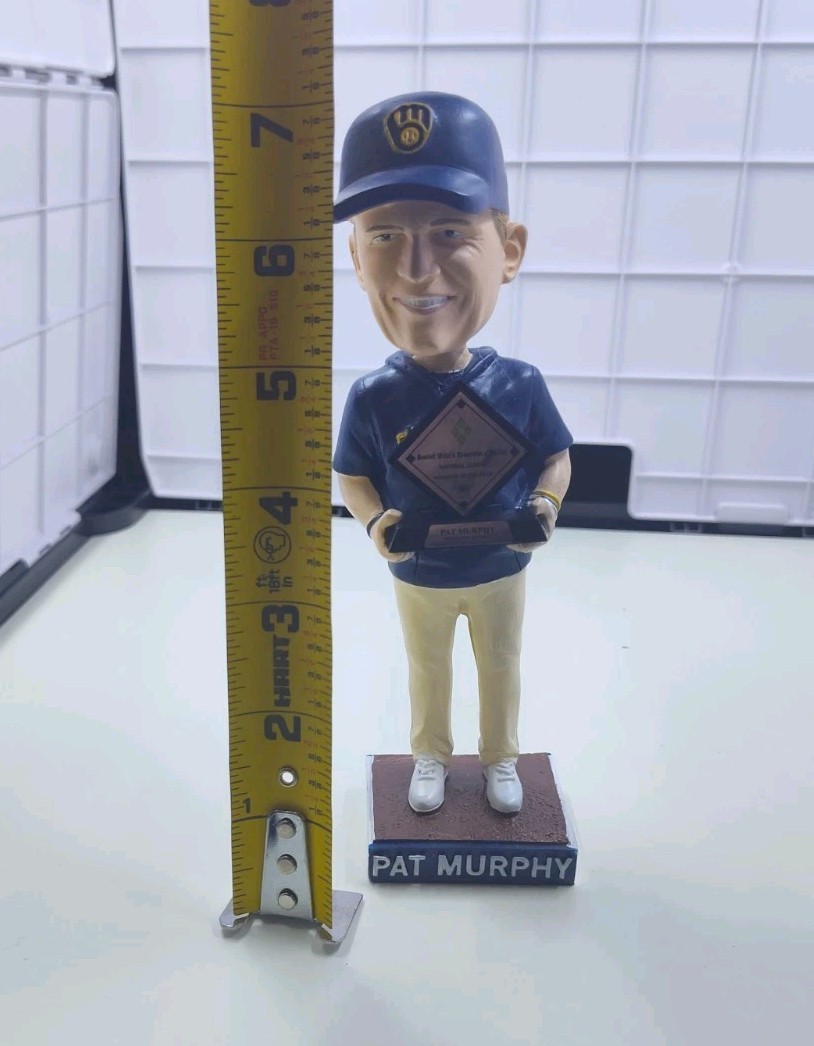 Pat Murphy Bobblehead Milwaukee Brewers Giveaway BDA Collectors Edition Coach
