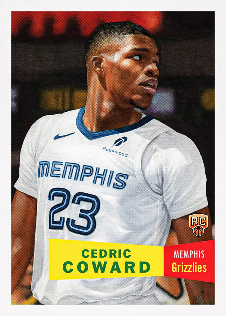 2026 Topps Living Set Basketball Card 23 Cedric Coward RC – 25 Cent Shipping!