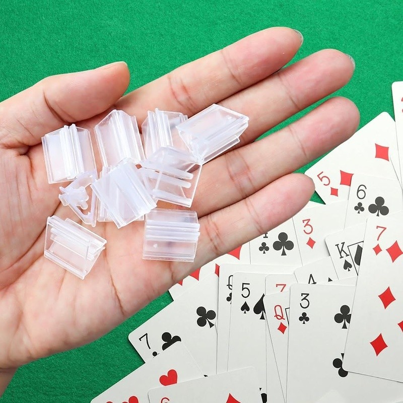120 Card Stands Board Games Triangular Design Reliable Plastic Display New