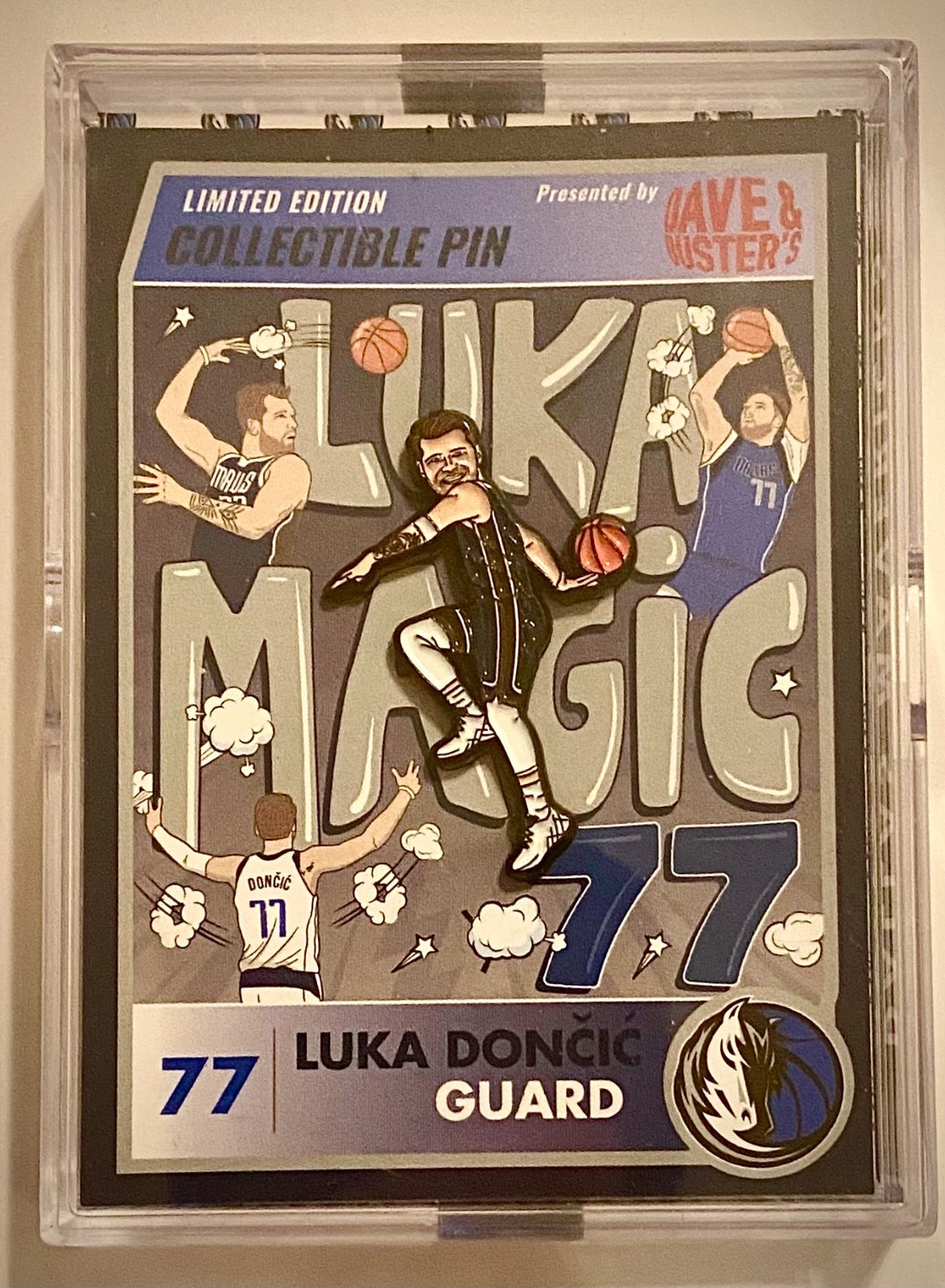 Dallas Mavericks Collectible Players Pin Night LE /5000 – Choose from Options