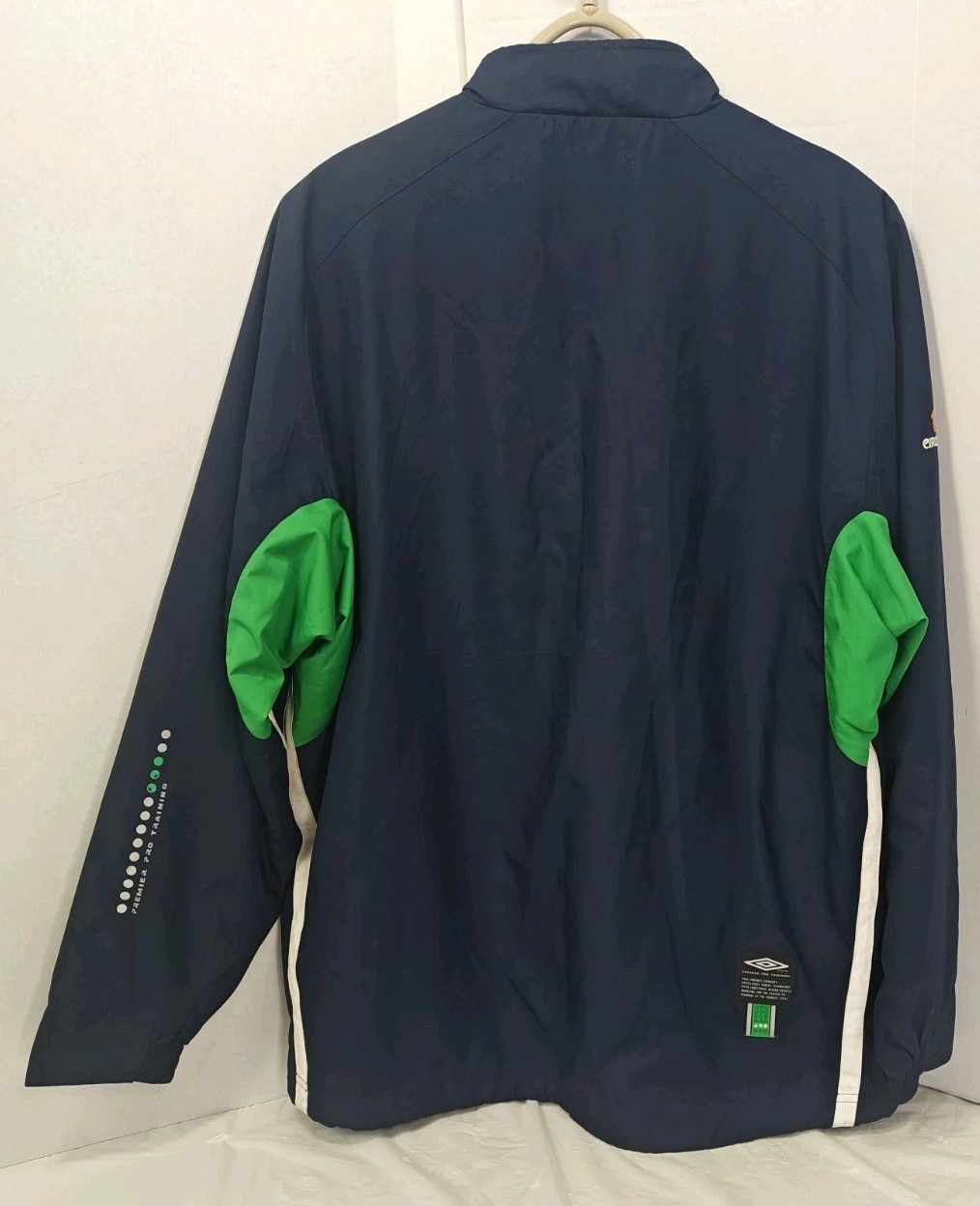 Vtg 2002 Republic of Ireland Umbro Training Jacket Eircom Mens M World Cup FAI