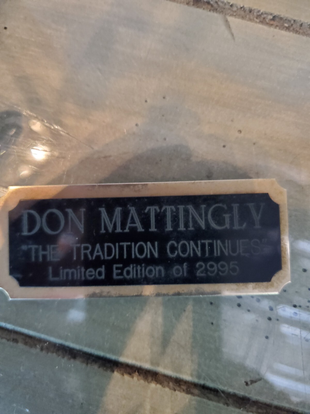 Don Mattingly Bronze Figurine designed by Peter Rubino