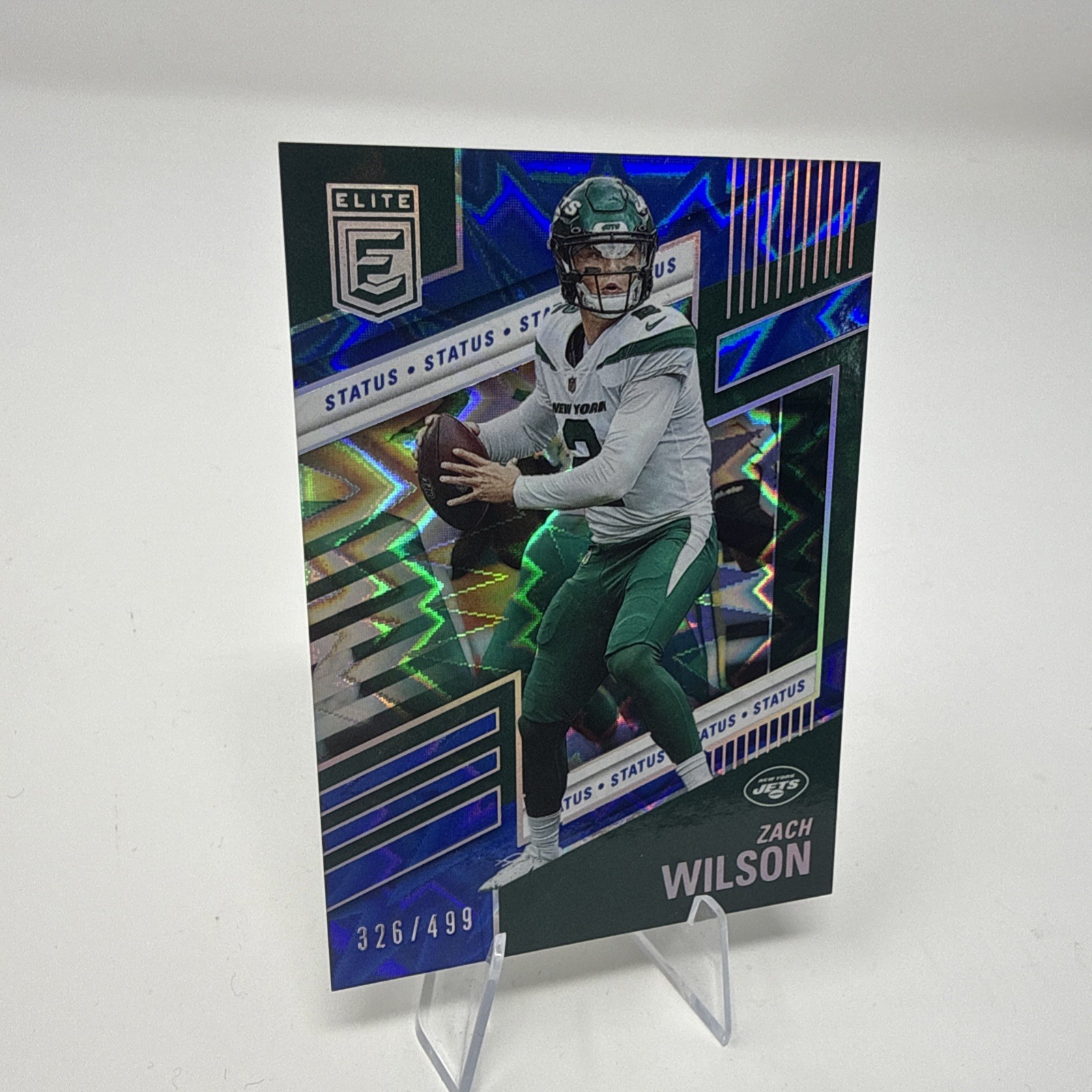 2022 Panini Donruss Elite – Zach Wilson #326 Status Explosion /499