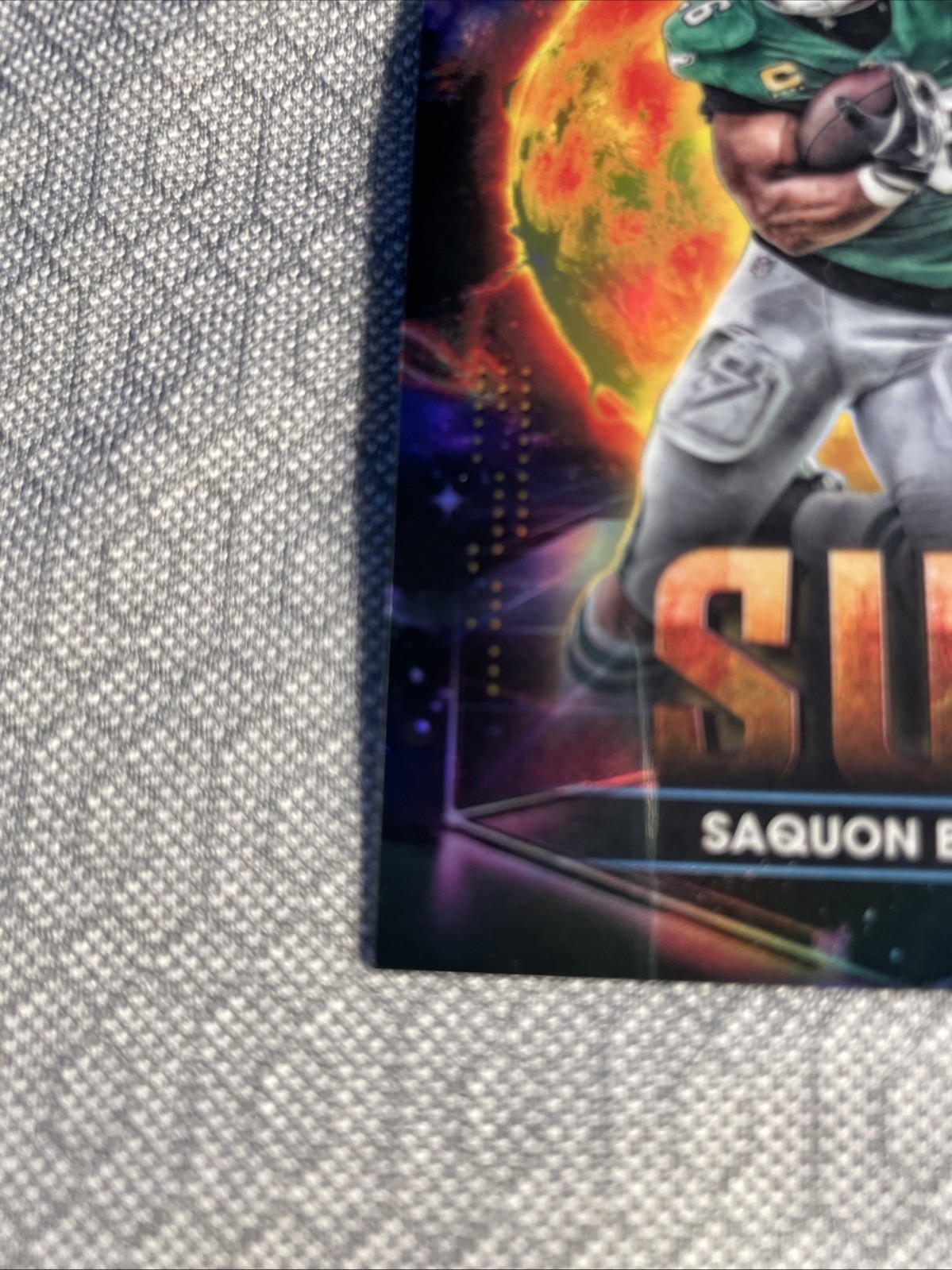2025 Topps Cosmic Chrome Saquon Barkley Sun Planetary Pursuit Eagles SSP
