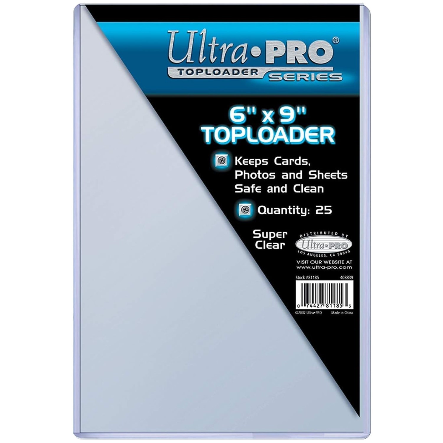 Protective 6×9 Toploader Sleeves – 25