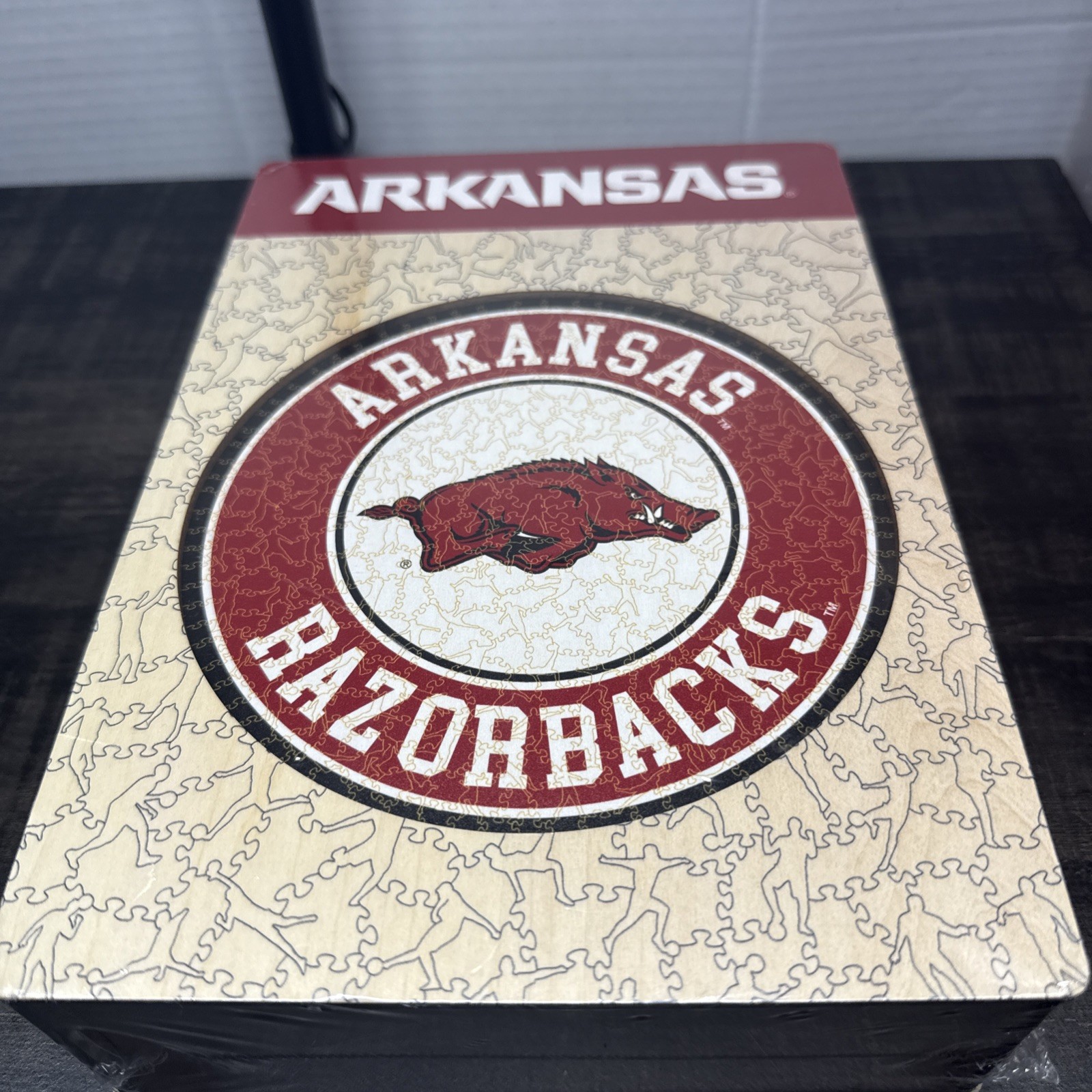 University Of Arkansas Razorbacks- Large Wooden Puzzle 500 pcs 19.7”x19.7”