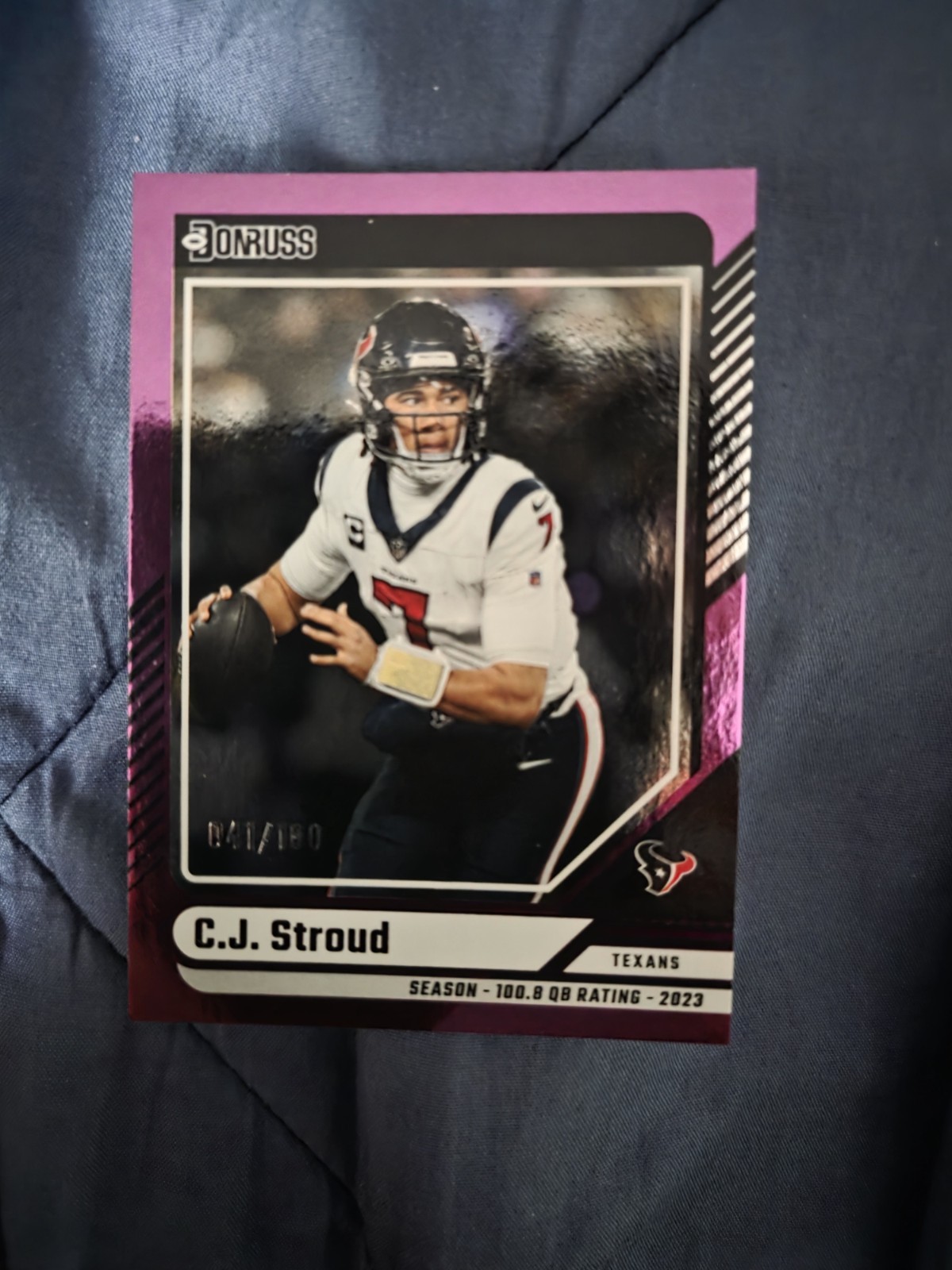 2024 Panini Donruss – C.J. Stroud #210 Season Stat Line /100