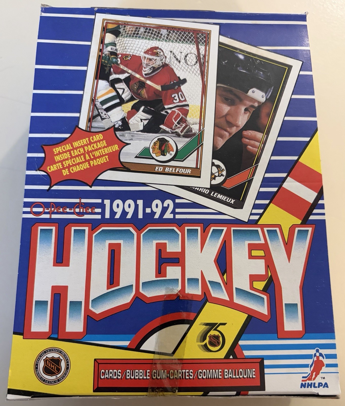 1991-92 O – Pee – Chee Hockey NHL – NHLPA Wax Box Unopened 36 Sealed Packs