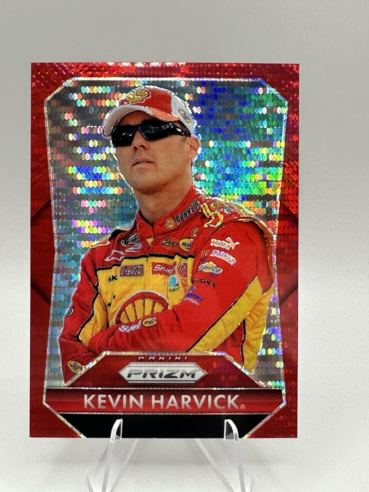 2025 Panini Prizm NASCAR Kevin Harvick Red Pulsar /199
