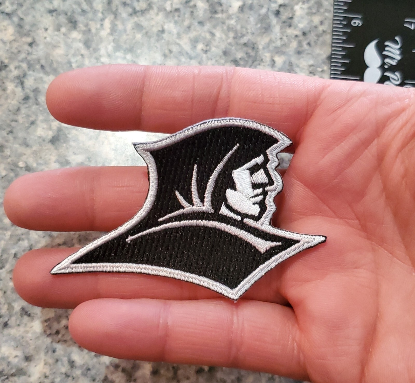 Providence College Friars Vintage Style Logo Patch. Embroidered. Iron On. 3″x2″
