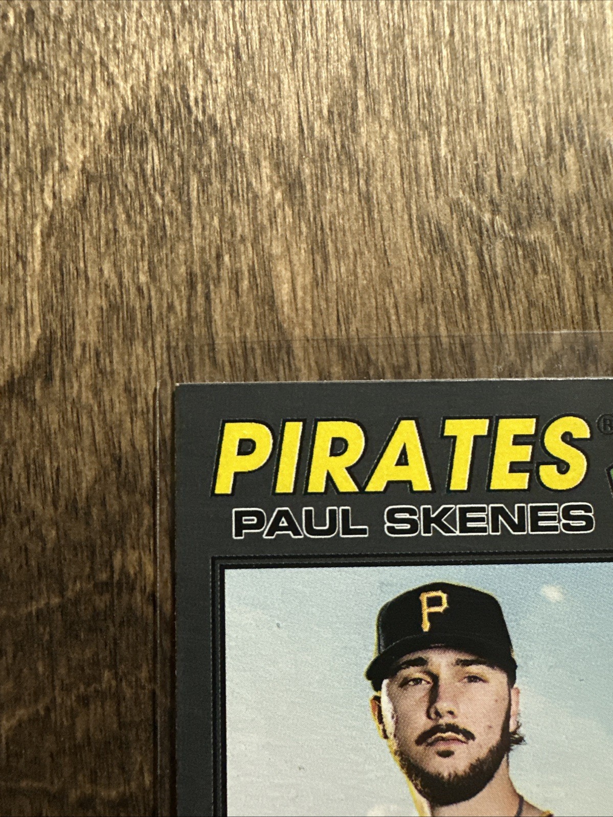 2026 Topps Heritage Paul Skenes Dark Gray Bordered #33 Pittsburgh Pirates