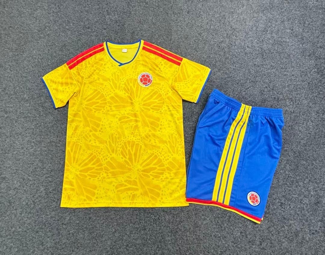 Colombia Soccer Kids And adult Jersey and Shorts