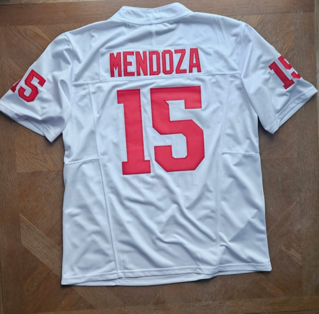 Fernando Mendoza #15 Indiana Hoosiers Home Jersey 🏈 BIG 10 Conference CHAMPS!🏆