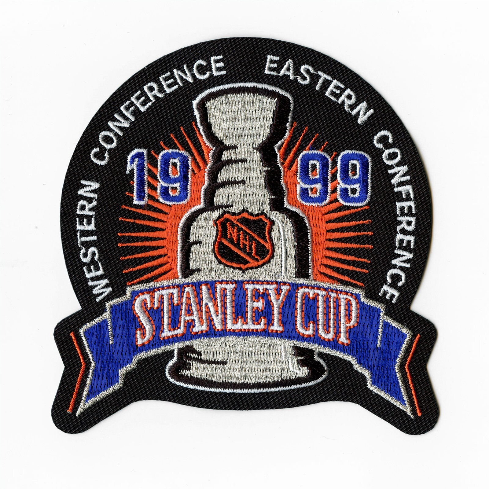 1999 NHL Stanley Cup Logo Jersey Patch Dallas Stars Vs Buffalo Sabres