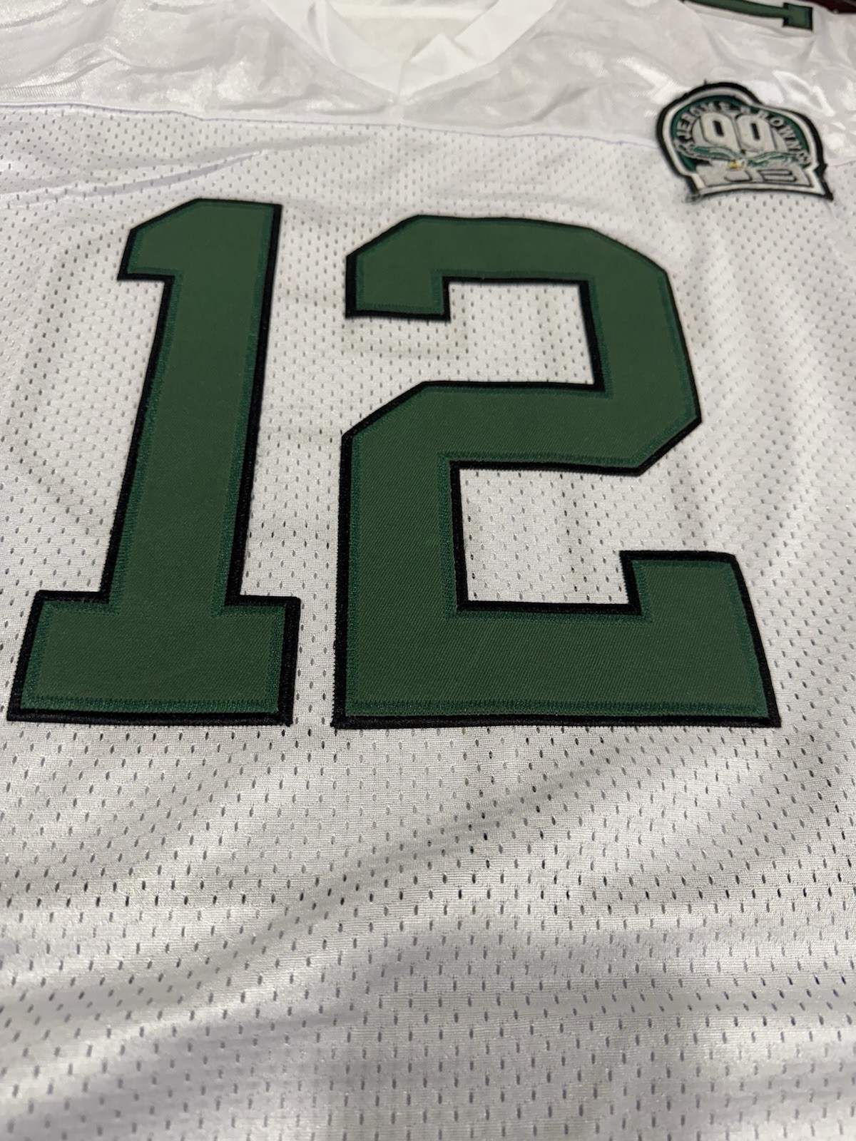 Randall CUNNINGHAM Philadelphia Eagles White All Stitched NWT Jersey w/JB Patch