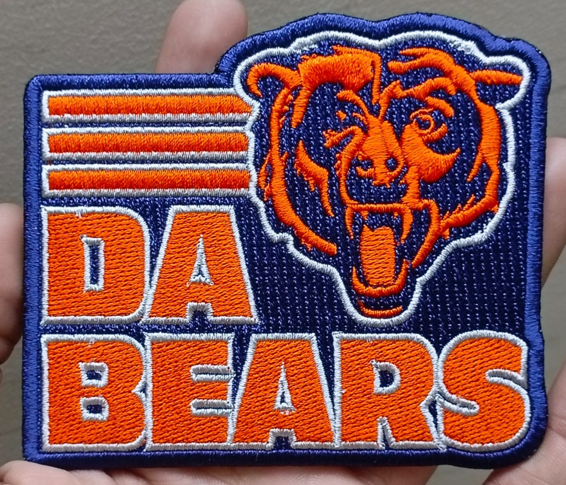 Chicago Bears NFL Team Logo Iron On Patch – Sew Patch – Embroidered Patch