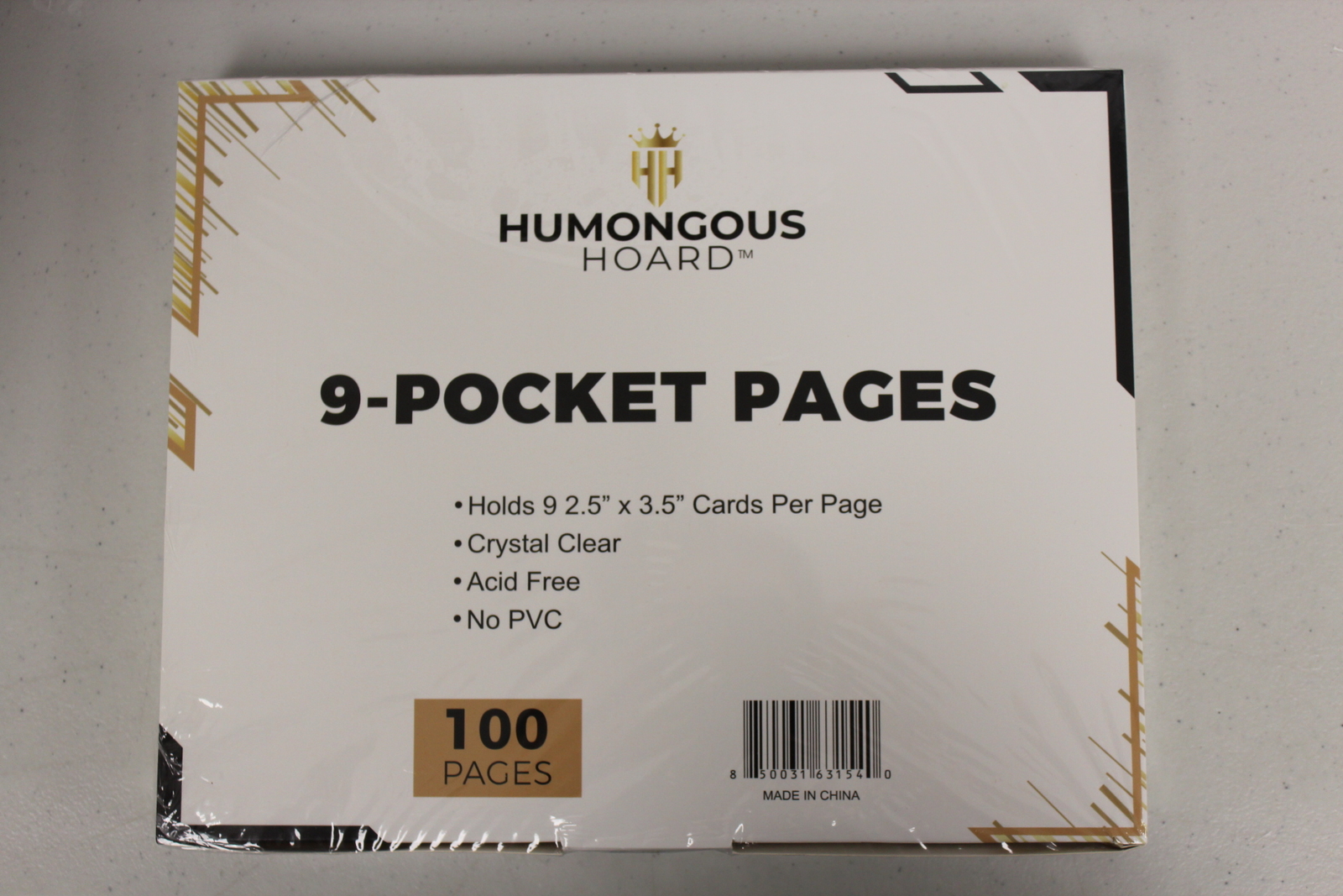 (100) Humongous Hoard 9 Pocket Pages – Box