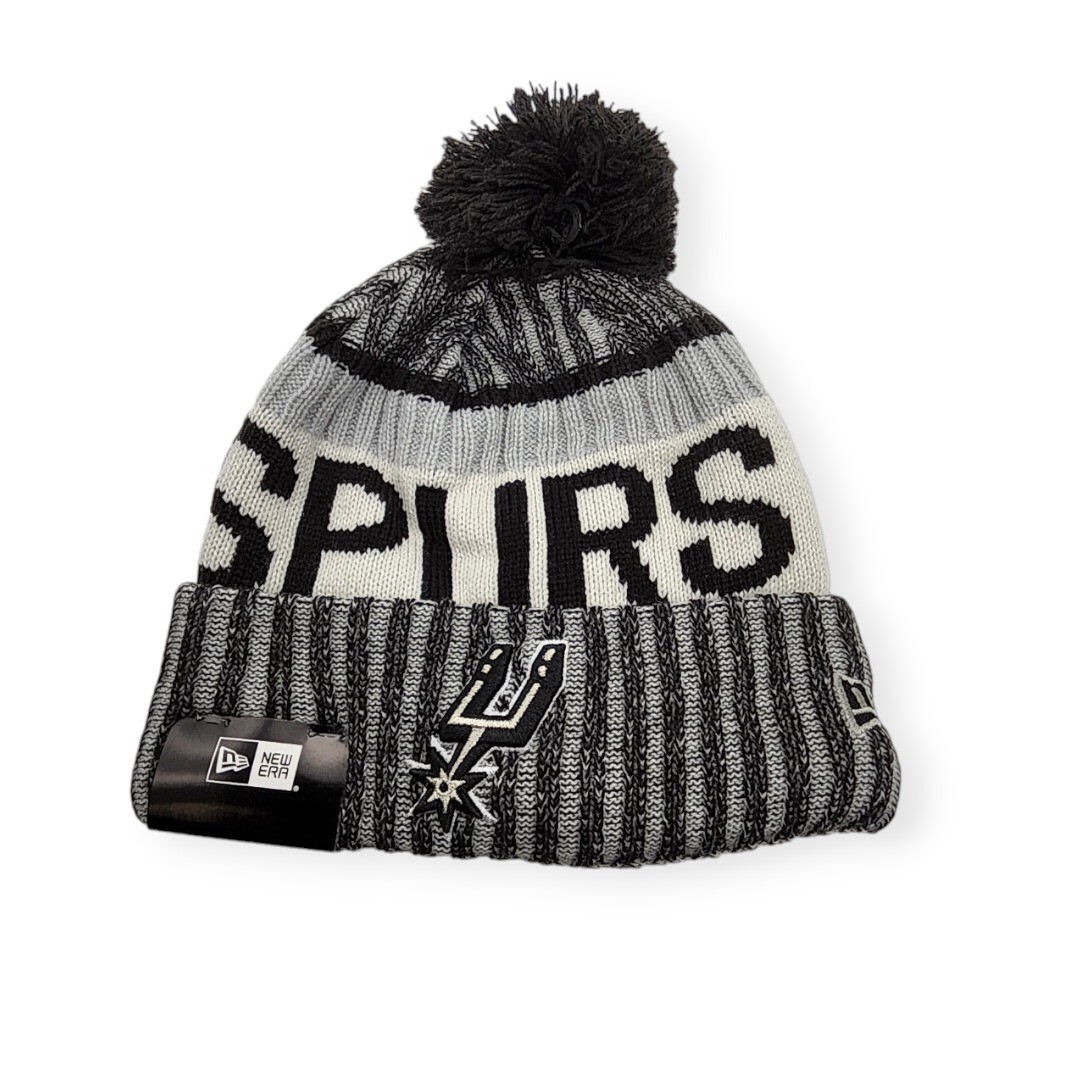Authentic New Era San Antonio Spurs Sideline 2017 Cold Winter Sport Knit Hat