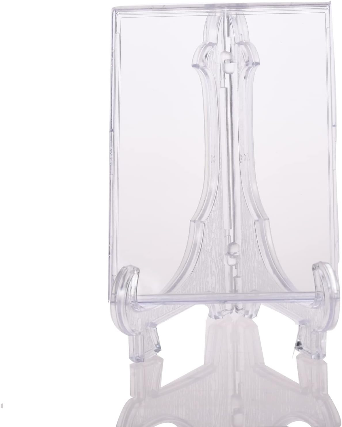 10 Hard Acrylic Card Sleeves, Clear Protectors + 2 Display Stands, Trading Cards