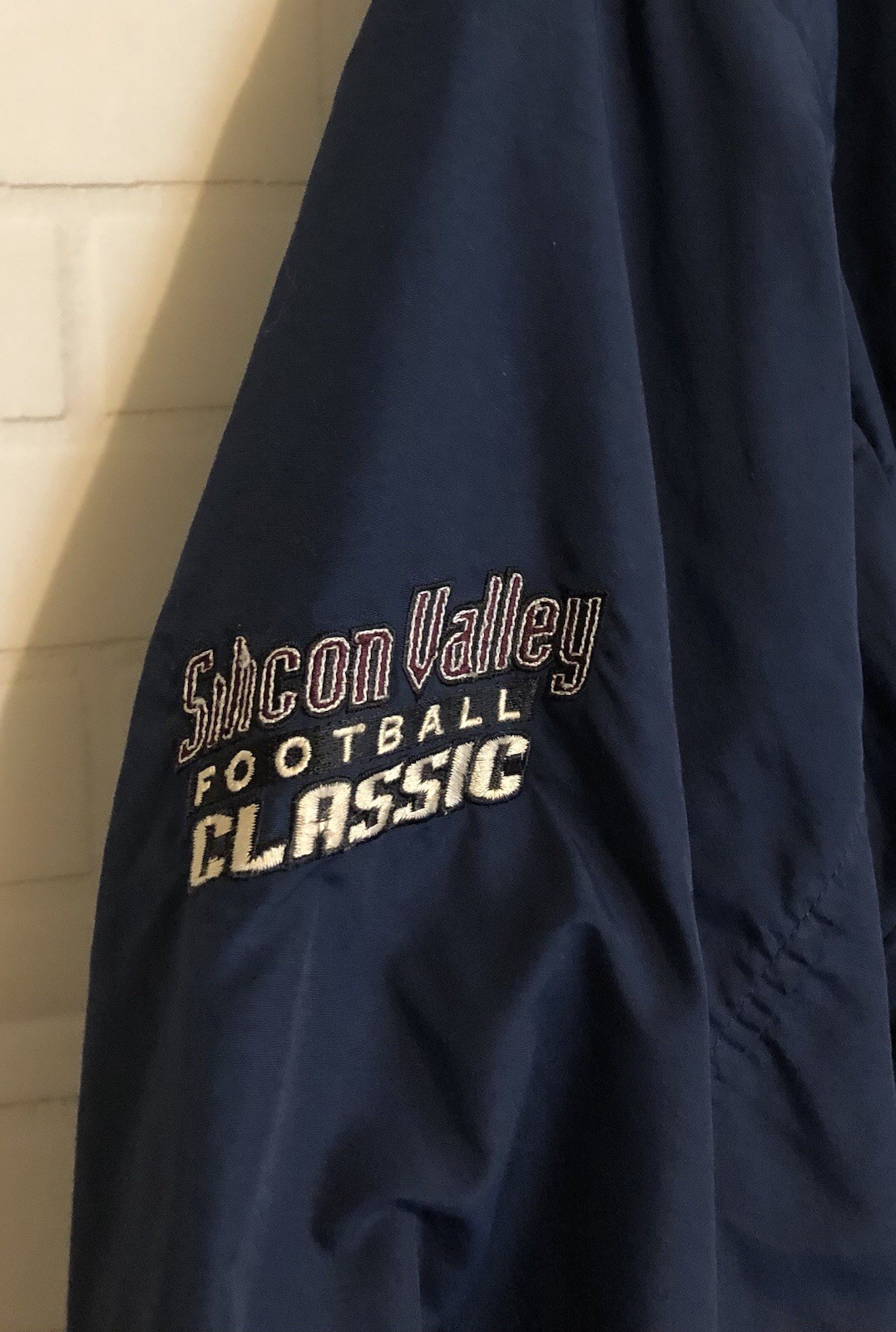 Vintage 2000’s Fresno State Bulldogs Football Boathouse Blue Hooded Lined Jacket