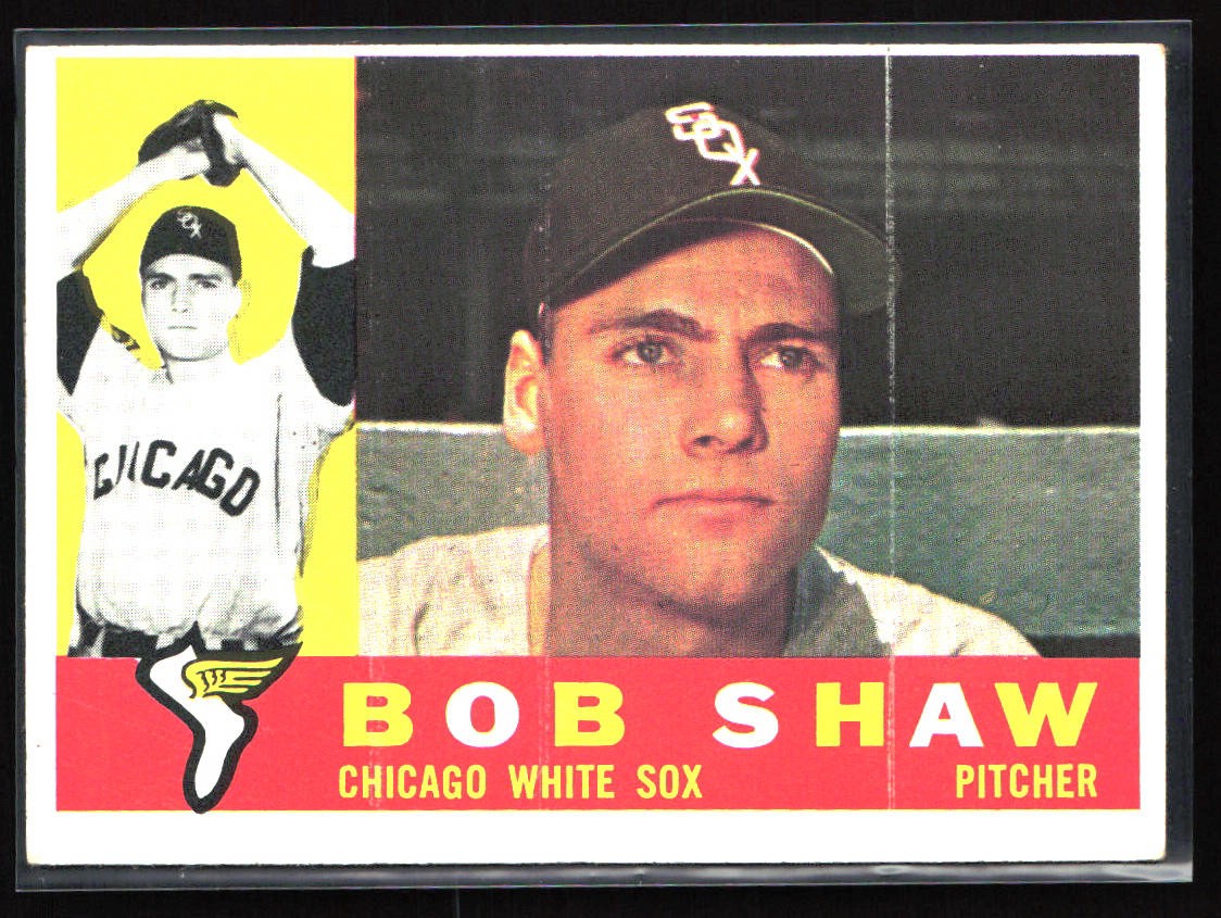 1960 Topps #380a Bob Shaw : White back