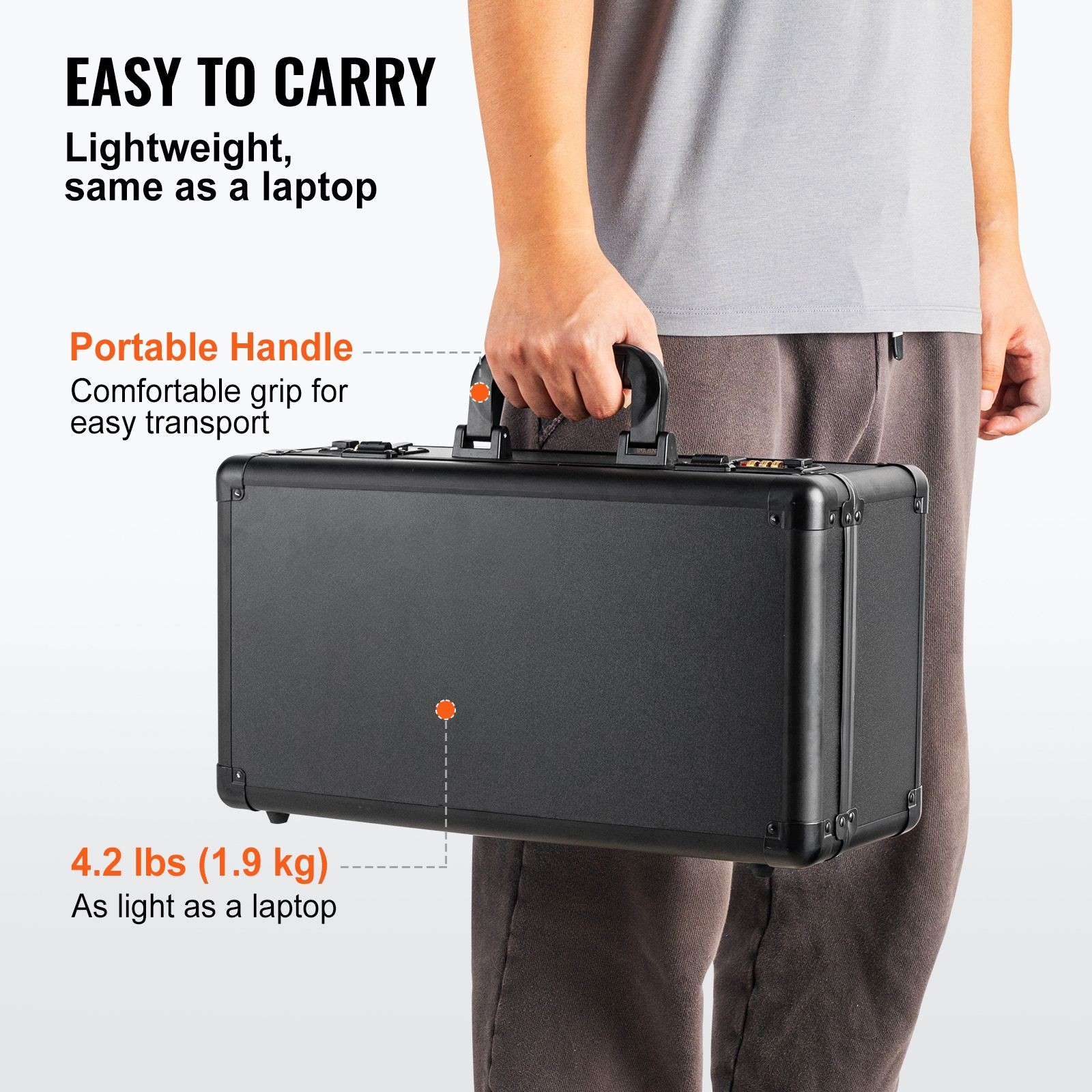 Graded Card Storage Box, 4 Slots, Graded Sports Cards Holder Carrying Case