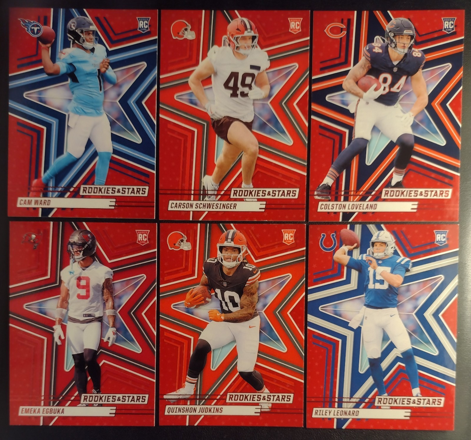 2025 Rookies & Stars FB – Parallels & Inserts – You Pick (Free Shipping 2+)