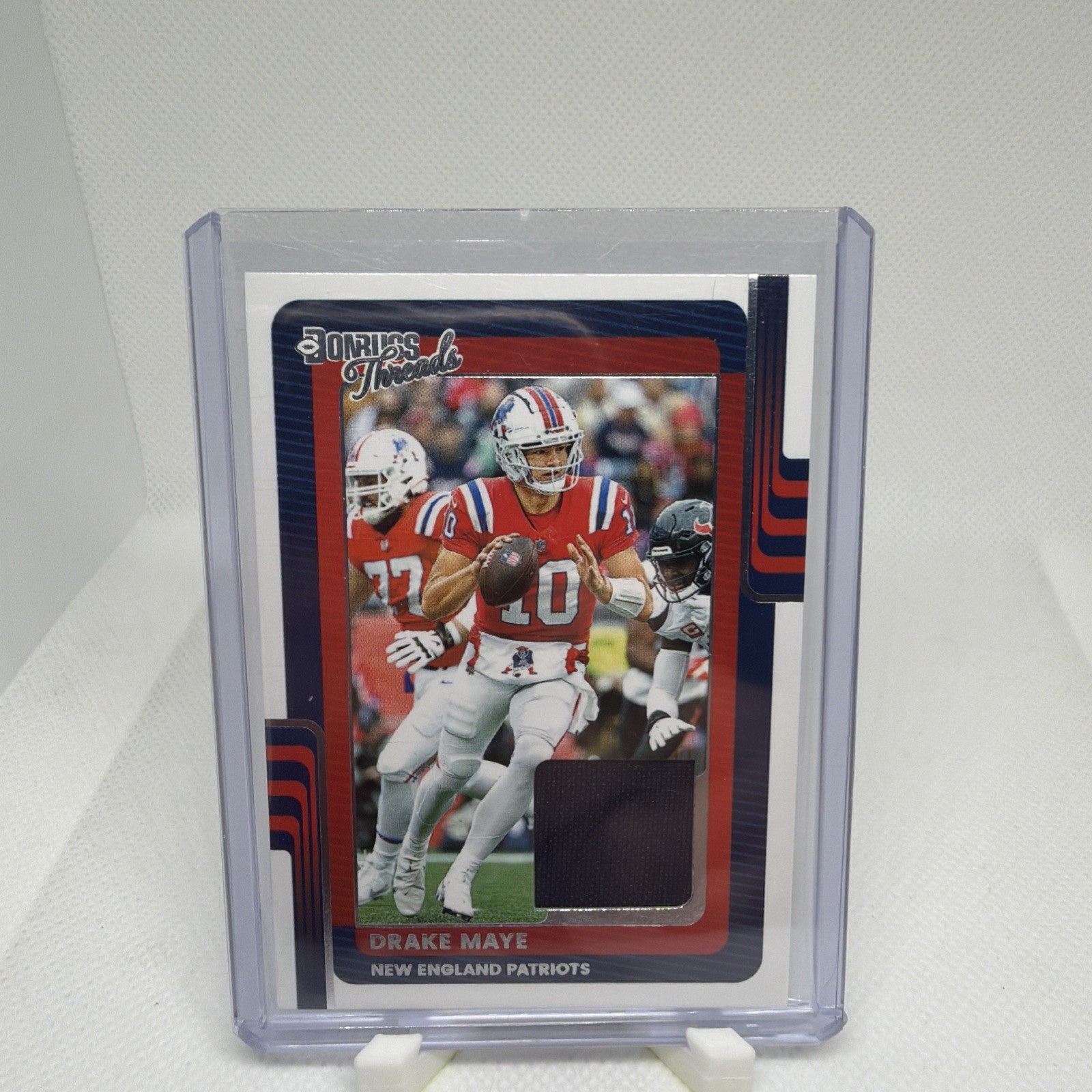 2025 Panini Donruss Drake Maye Donruss Threads Patch #DTH-DME