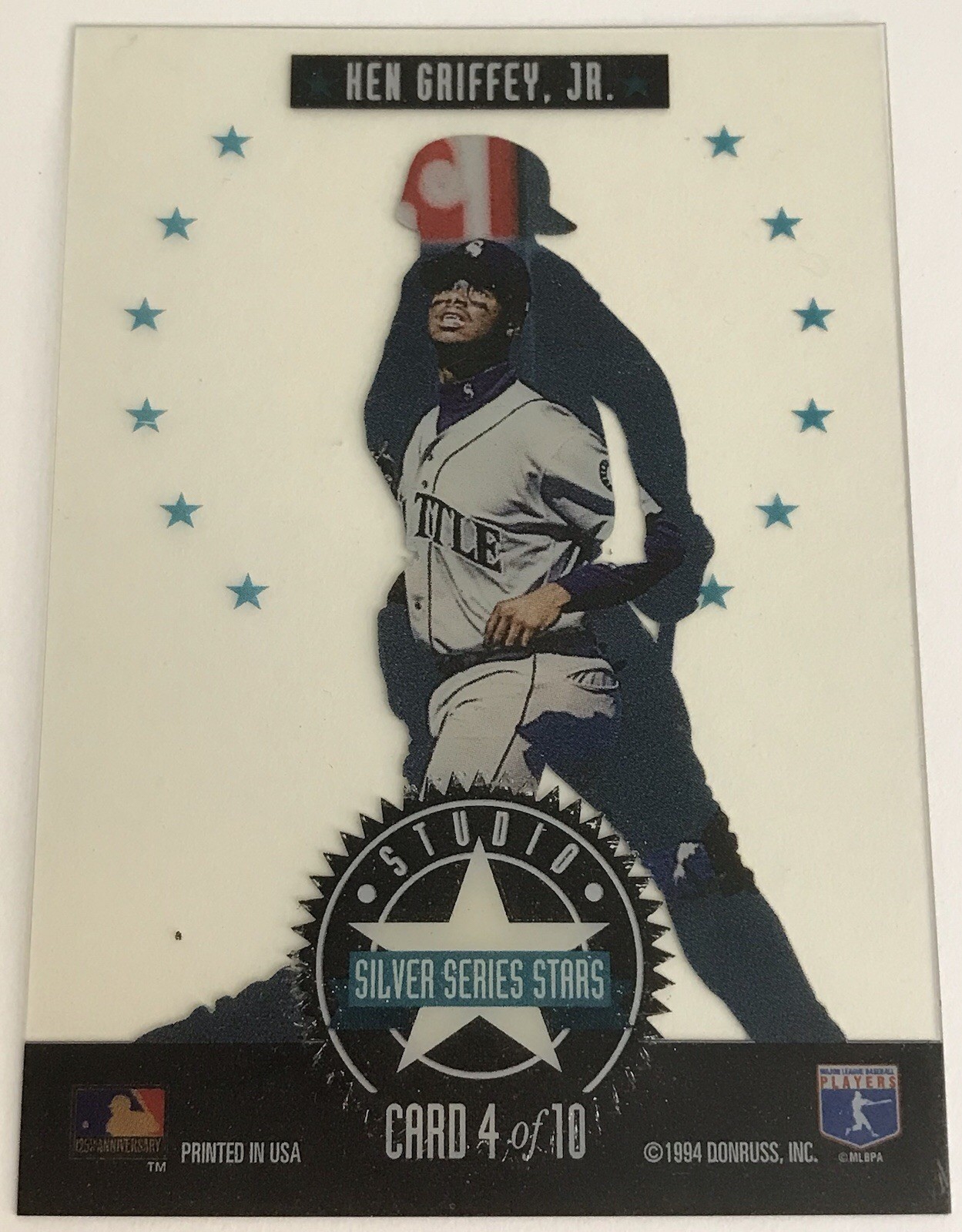 1994 Studio Silver Series Stars #4 Ken Griffey Jr Seattle Mariners HOF /10000