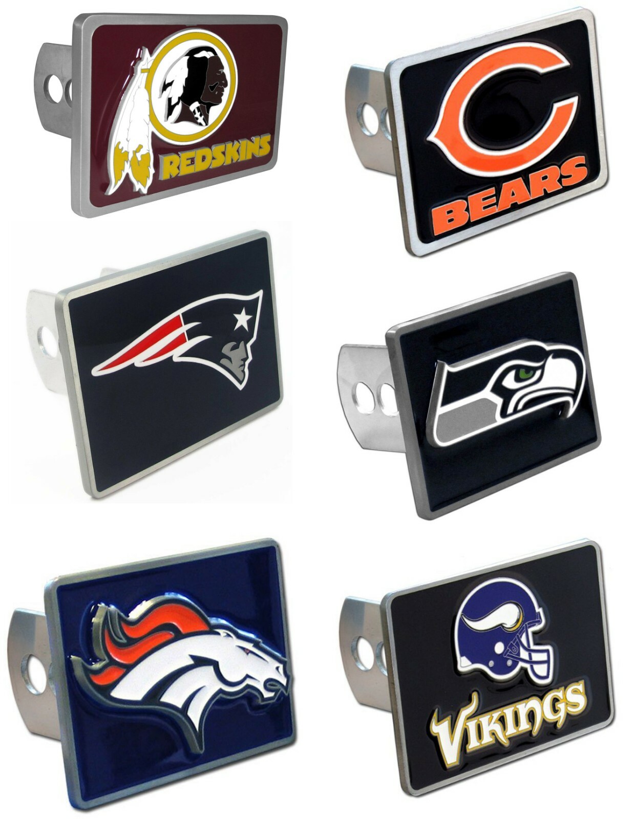 Hitch Receiver Cover – PICK YOUR TEAM – NFL Football