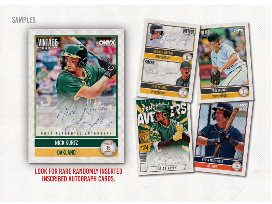 2026 Onyx Vintage Baseball Hobby Plus Box | 10 AUTOS | Skenes Griffin ON HAND