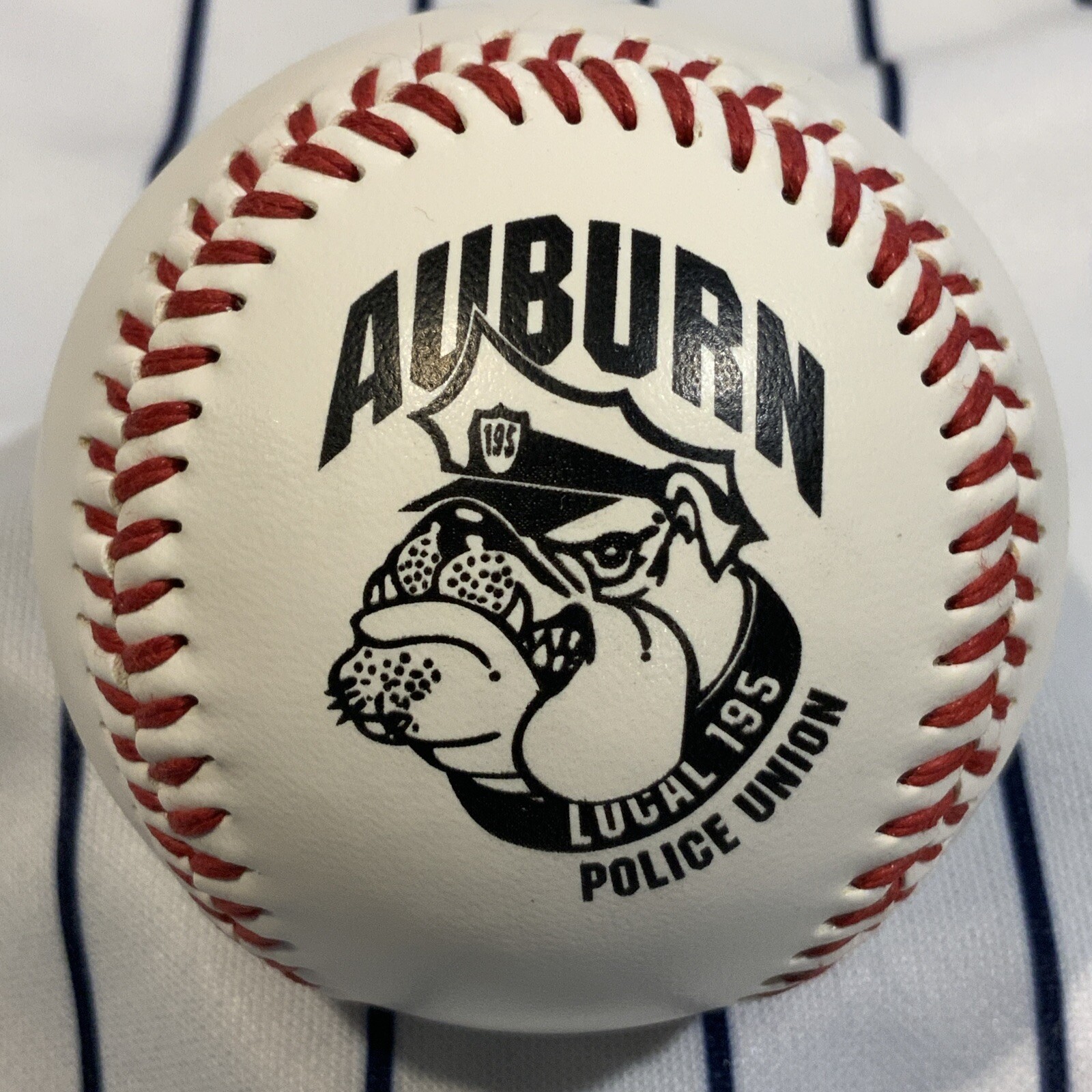 Auburn Doubledays Auburn Police Union Local 195 SGA Souvenir Baseball Ball