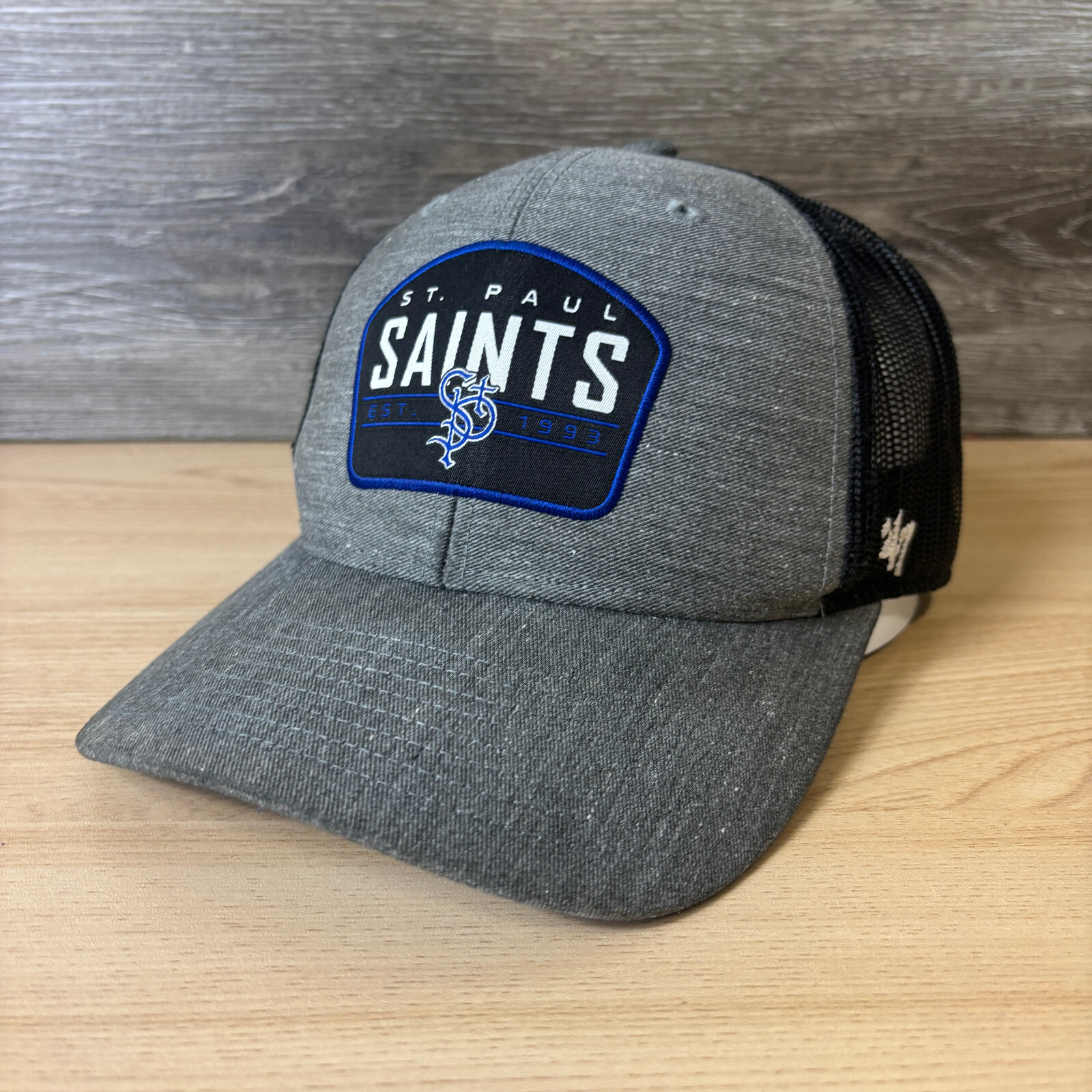 St Paul Saints Hat Cap Snapback Gray Minor League Baseball MILB ’47