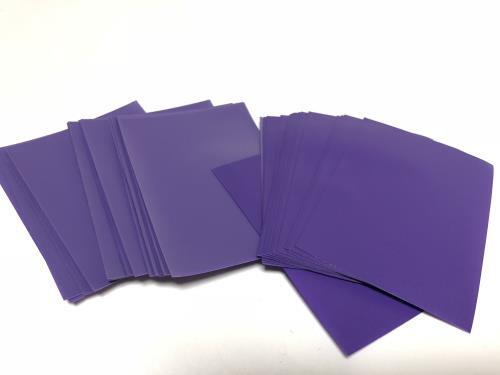 Lenayuyu 100pcs Purple color Protector Standard MTG Card Sleeves 66x91mm Matte