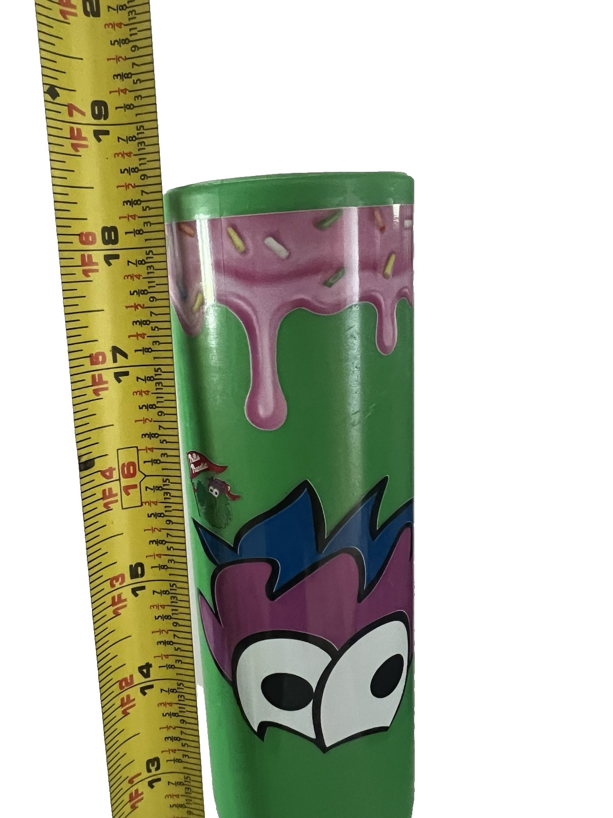 New! Philadelphia Phillies Phanatic Beverage Beer Bat w/Home Plate Stand 18″Tall