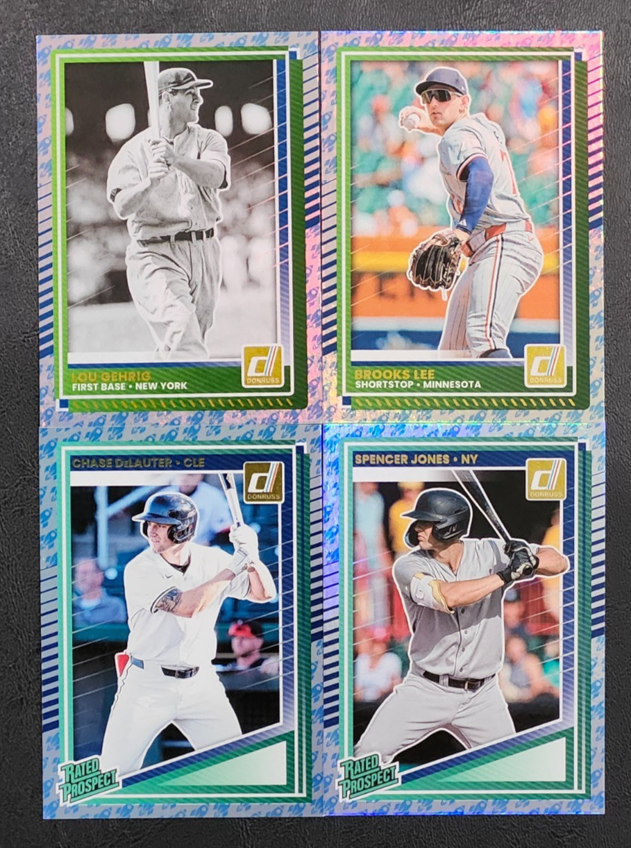 2025 Donruss Baseball ROCKETS Parallels with Rookies You Pick the Card