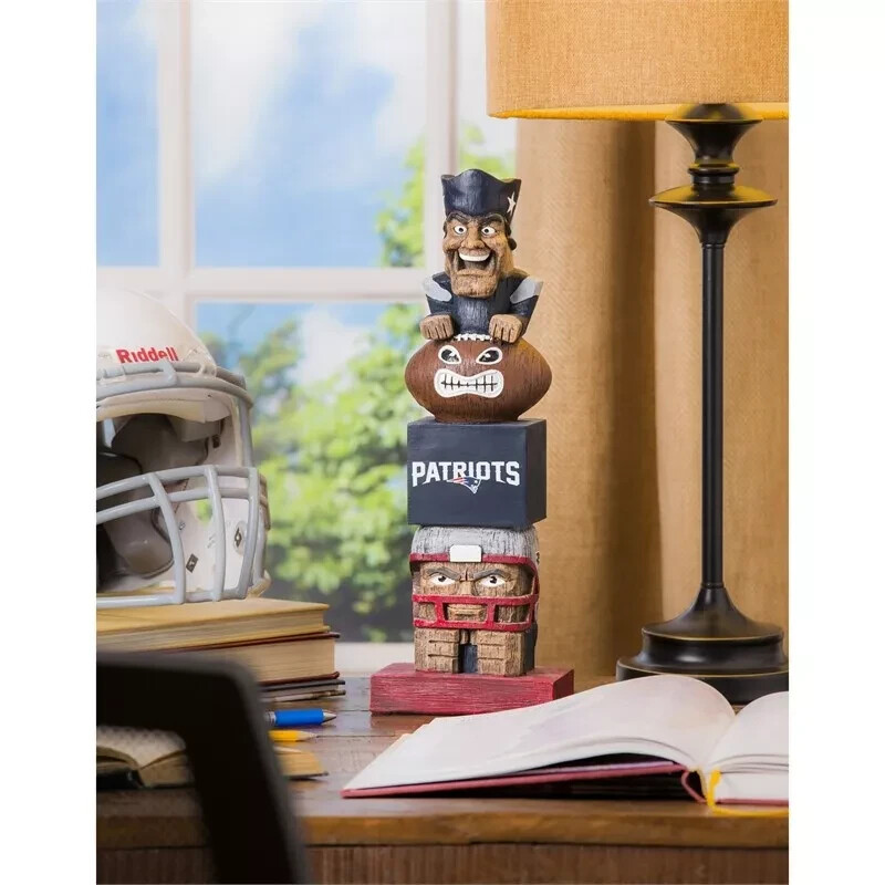 New England Patriots Tiki Tiki Totem Statue