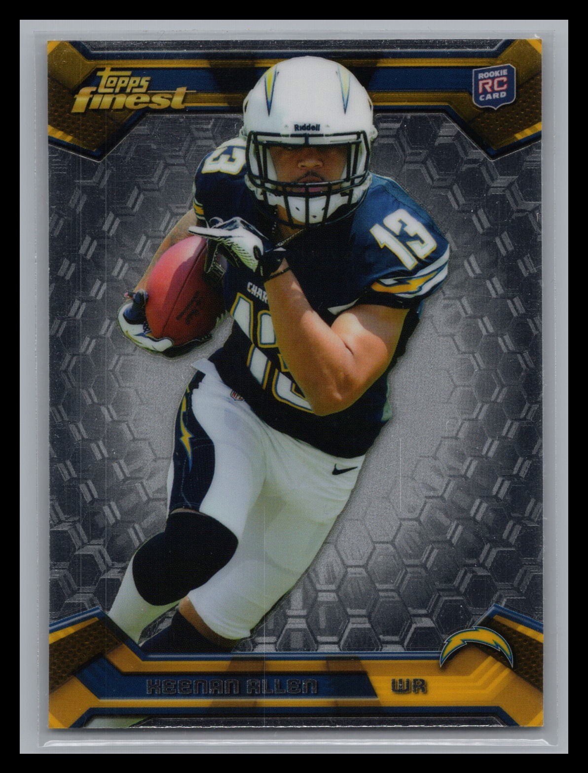 2013 Topps Finest #140 Keenan Allen Base Rookie Card RC San Diego Chargers